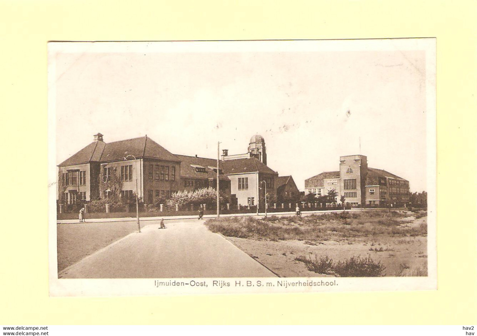 IJmuiden Rijks HBS En Nijverheidsschool 1938RY35048 - IJmuiden