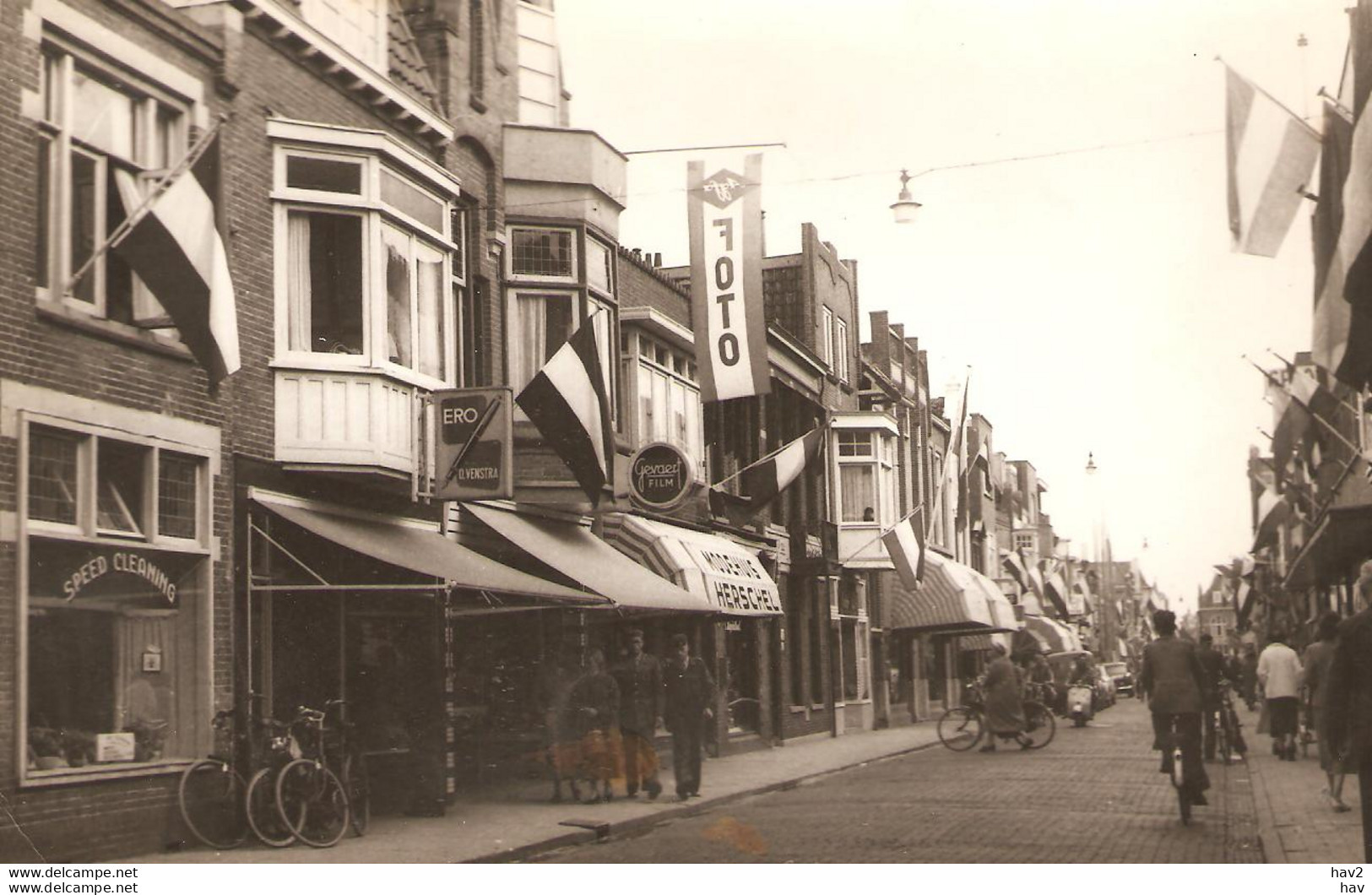 Den Helder Winkelstraat Pand Herschel Foto Prentbriefkaart KE3658 - Den Helder