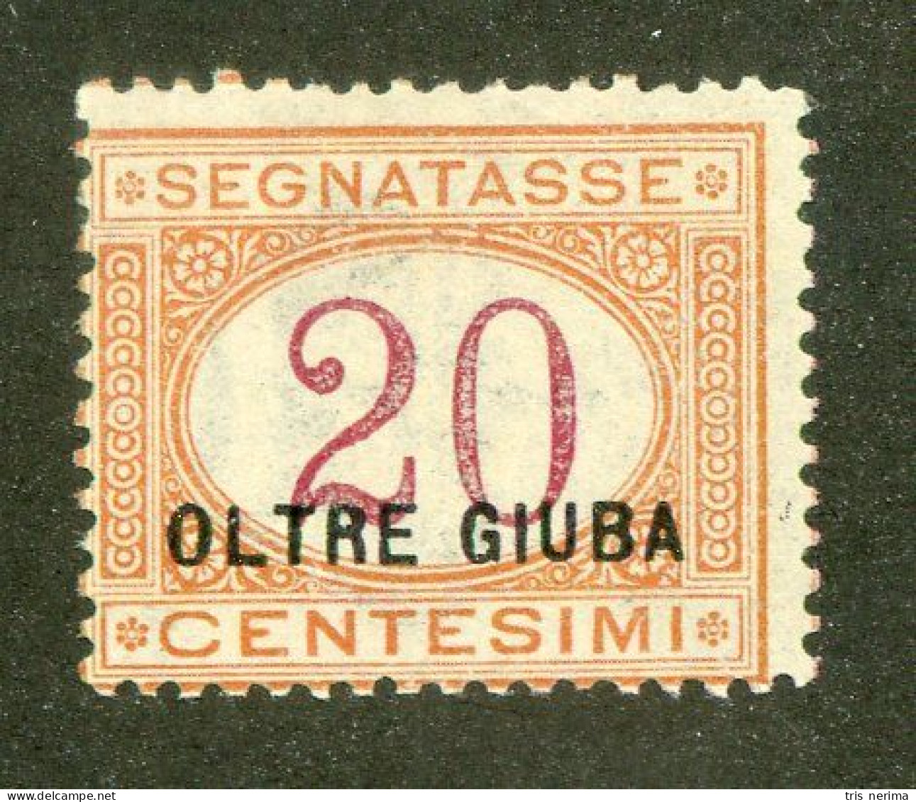 871 Italy 1925 Scott #J3 Mvlh* (Lower Bids 20% Off) - Oltre Giuba