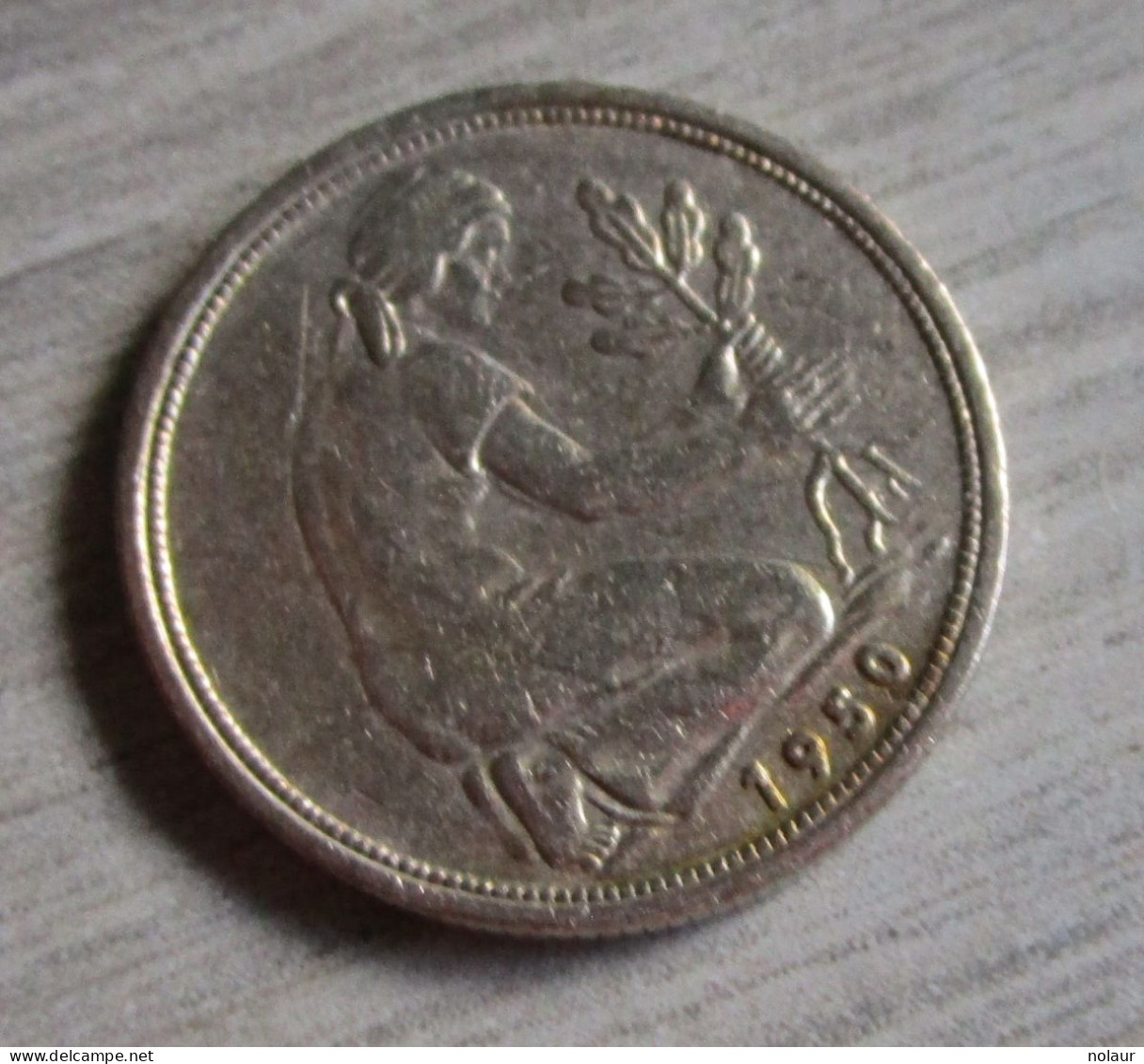 1 Pièce De 50 Pfennig 1950 - 50 Pfennig