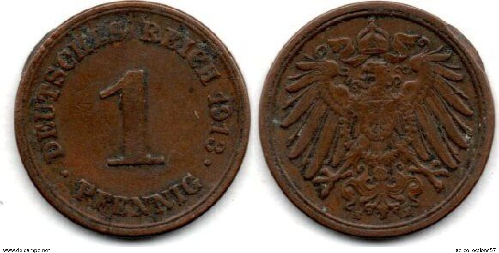 MA 24232 / Allemagne - Deutschland - Germany  1 Pfennig 1913 E TB+ - 1 Pfennig