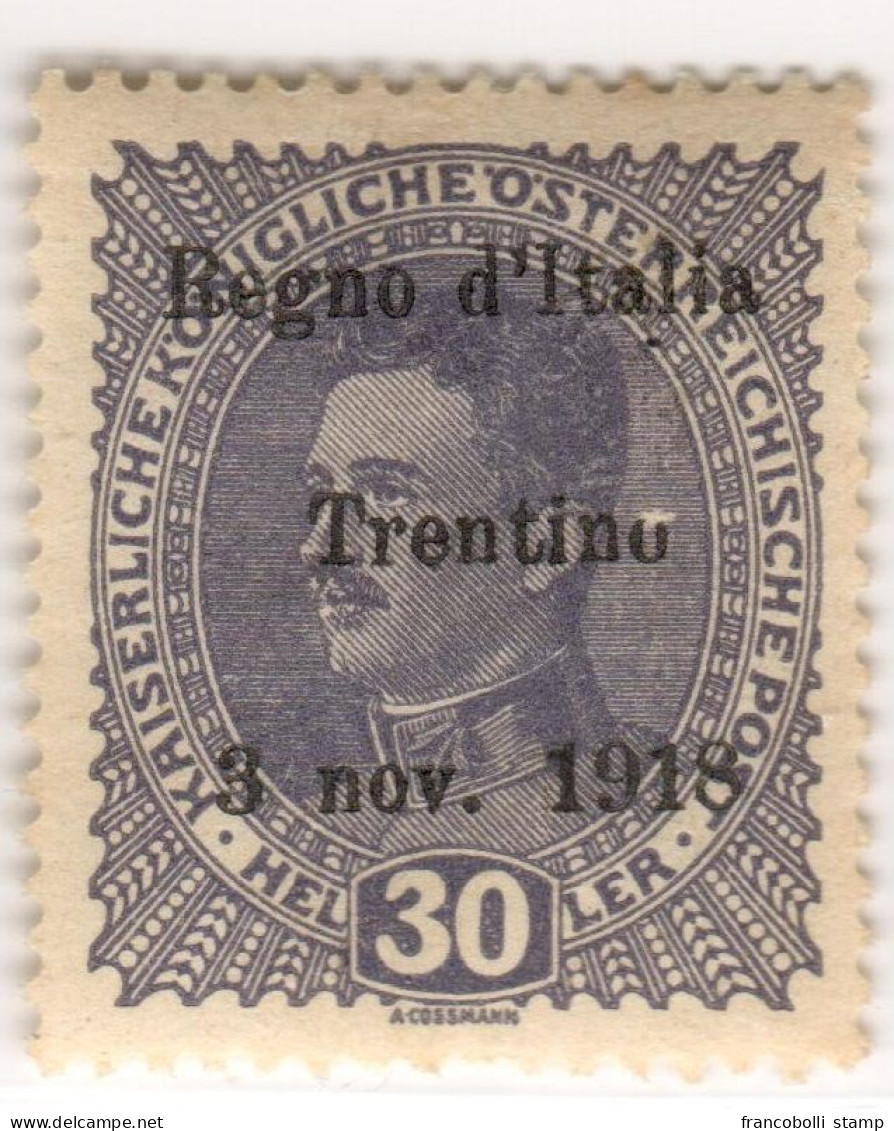 1918 Francobolli D'Austria Trentino-Alto Adige Terre Redente MLH - Trento