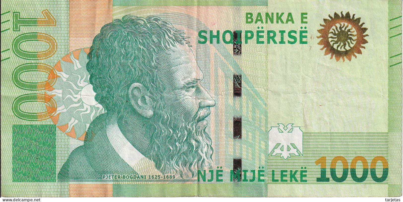 BILLETE DE ALBANIA DE 1000 LEKE DEL AÑO 2019 (BANKNOTE) - Albanie