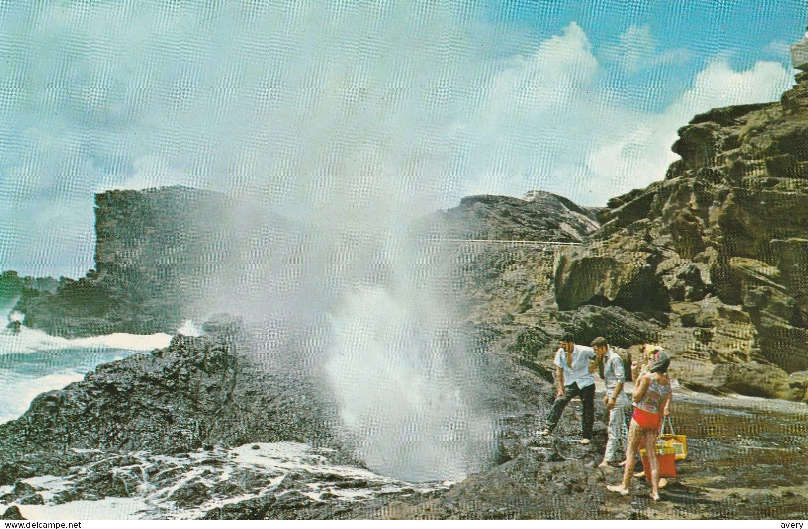 Hawaii  Blowhole On The Leeward Side Of Oahu - Oahu