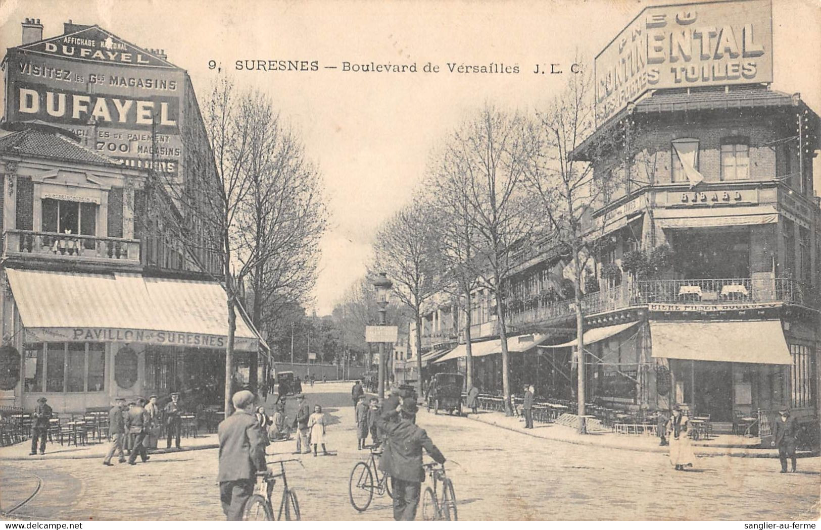 CPA 92 SURESNES / BOULEVARD DE VERSAILLES - Suresnes