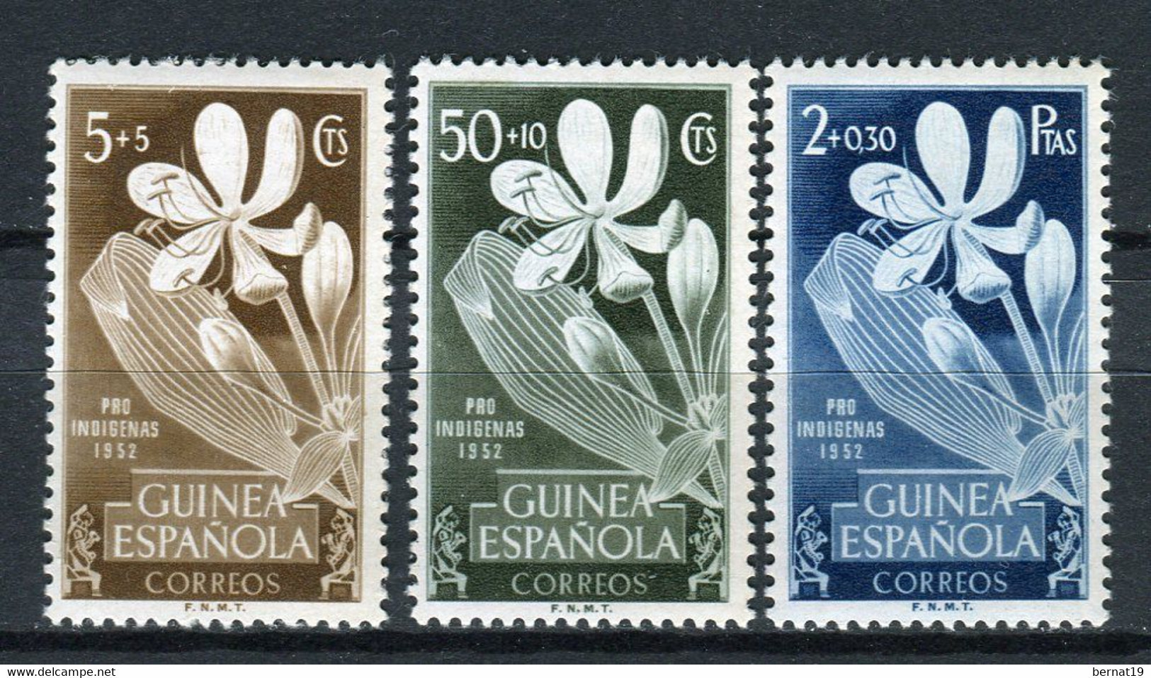 Guinea Española 1952. Edifil 314-16 X 2 ** MNH. - Guinea Española