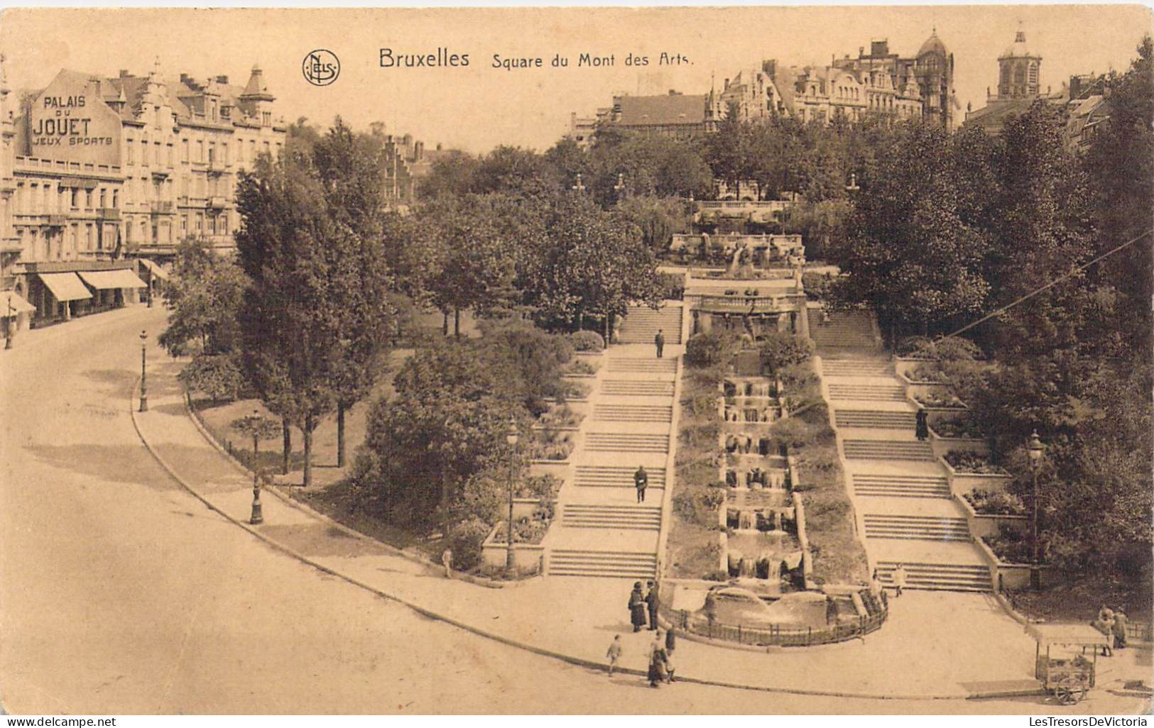 BELGIQUE - Bruxelles - Square Du Mont Des Arts - Carte Postale Ancienne - Plätze