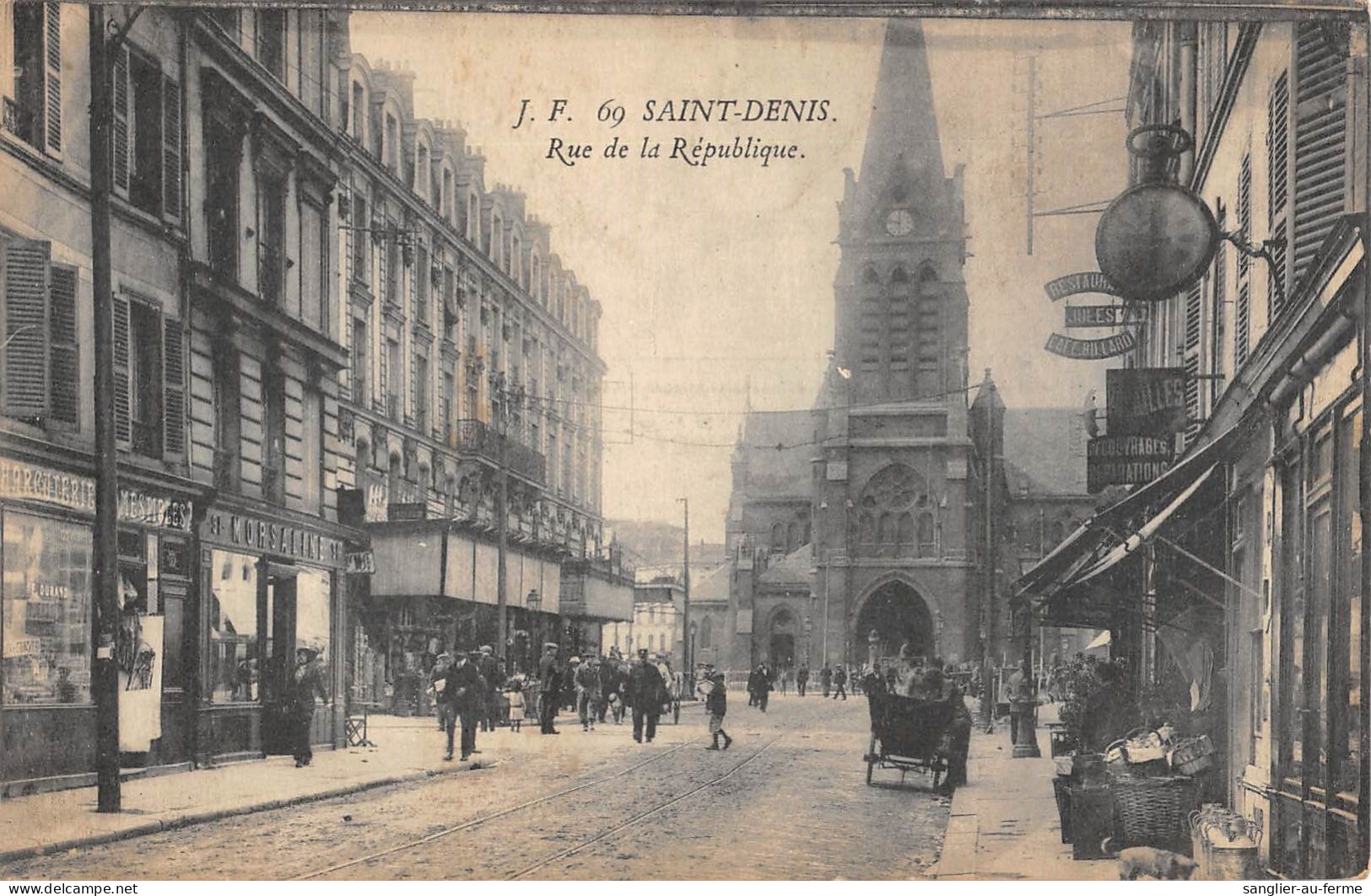 CPA 93 SAINT DENIS / RUE DE LA REPUBLIQUE - Saint Denis