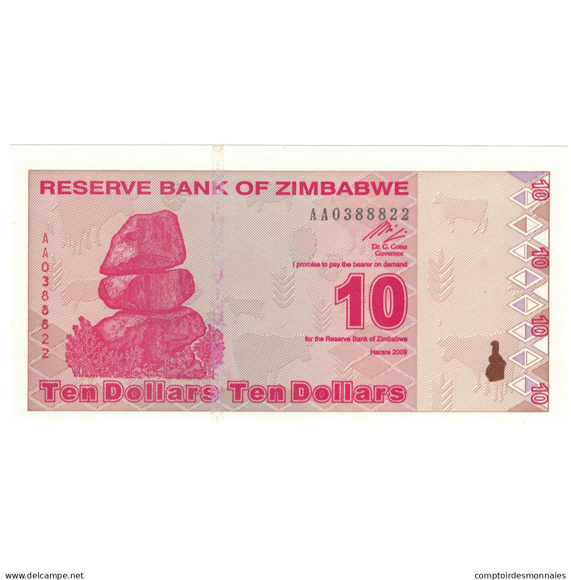 Billet, Zimbabwe, 100 Dollars, 2009, 2009-02-02, KM:97, NEUF - Zimbabwe