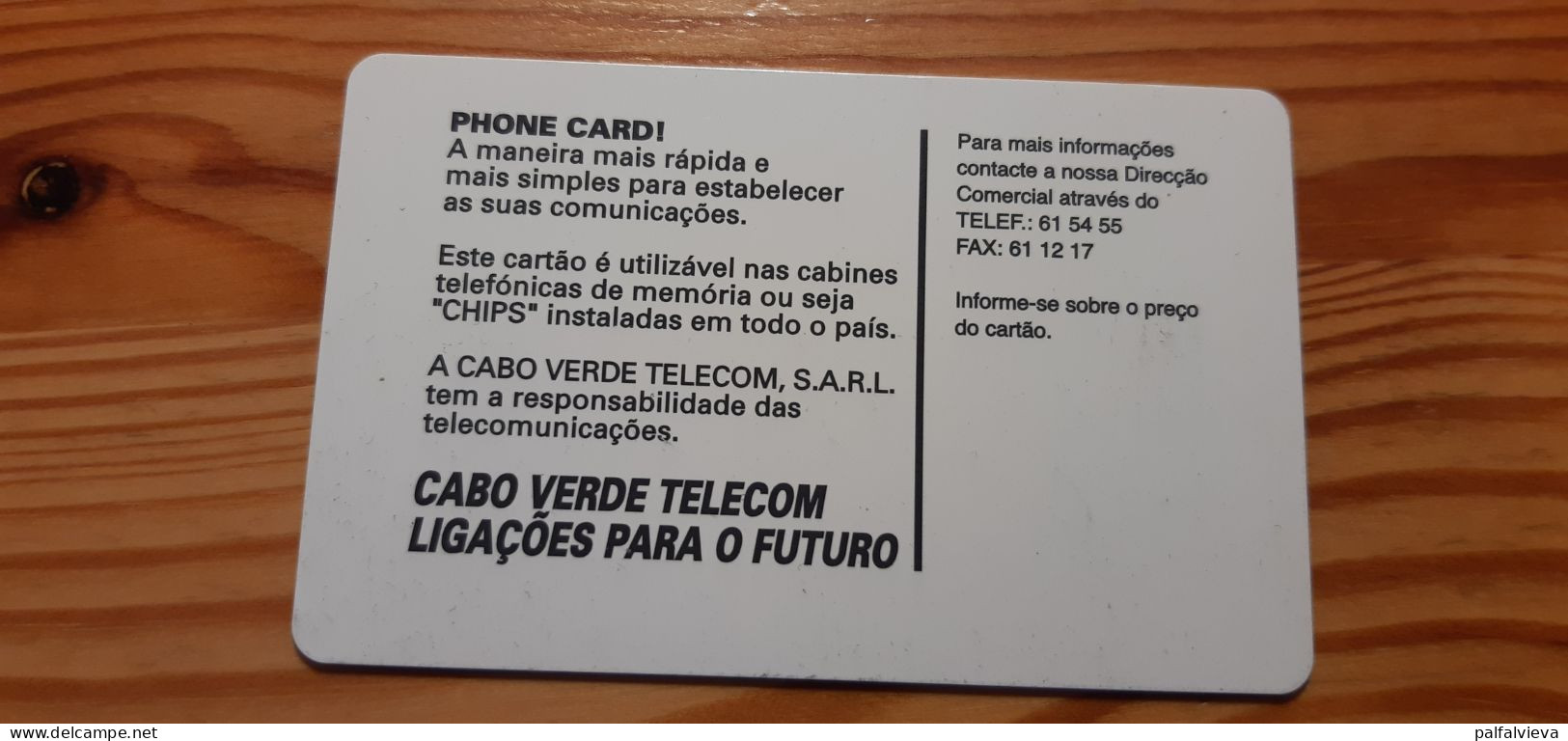 Phonecard Cape Verde - Kaapverdische Eilanden