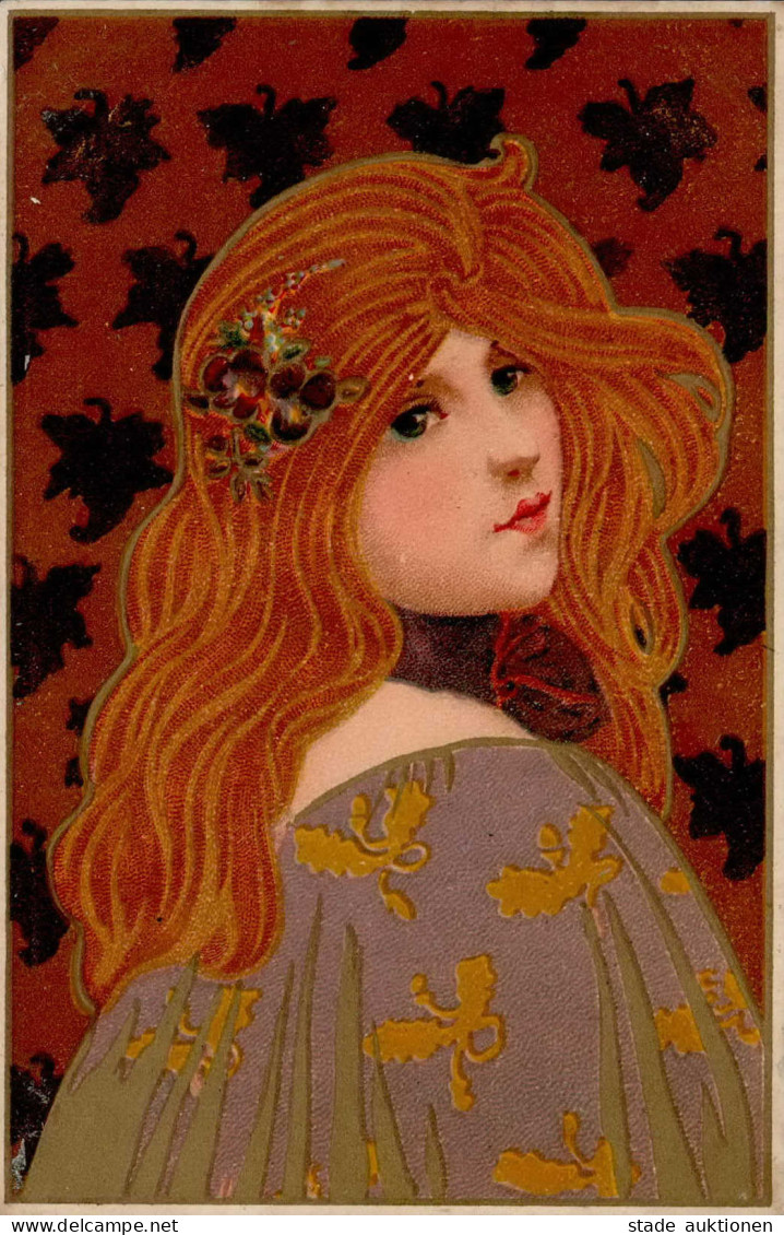 Jugendstil Frau I-II Art Nouveau - Non Classificati