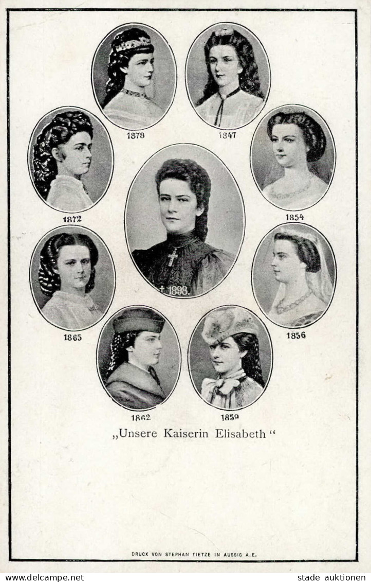 Kaiserin Elisabeth / Sissi Portraits 1847-1898 II (Eckbug) - Geschichte