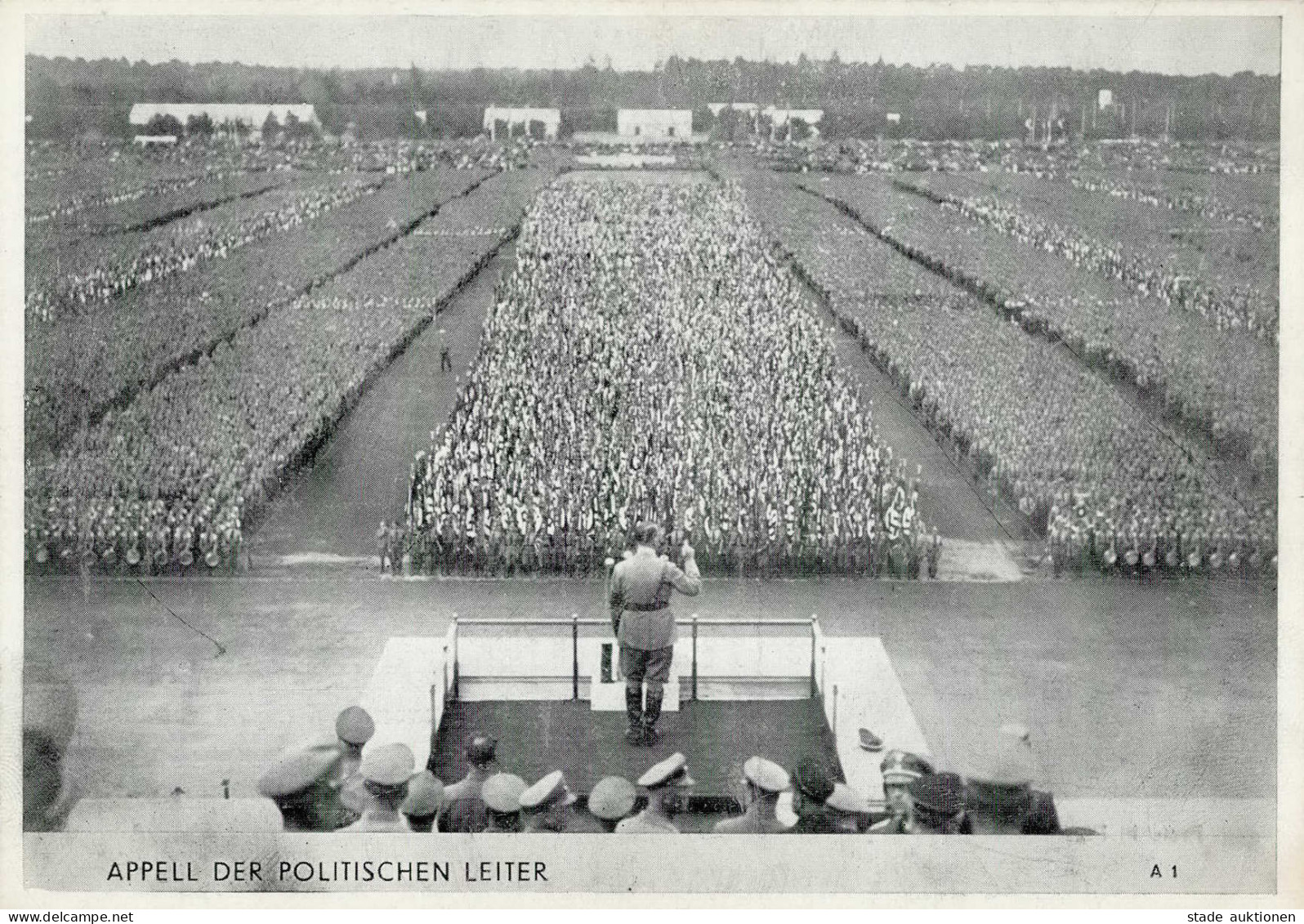 REICHSPARTEITAG NÜRNBERG WK II - Intra A 1 Appell Der Politischen Leiter Mit Hitler I - Guerra 1939-45