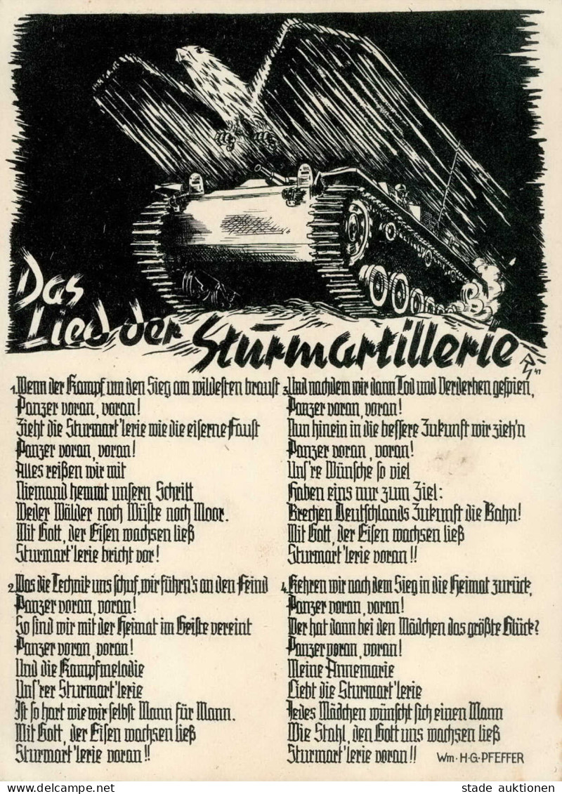SoldatenliederDas Lied Der Sturmartillerie Sturmgeschütz I-II - Weltkrieg 1939-45