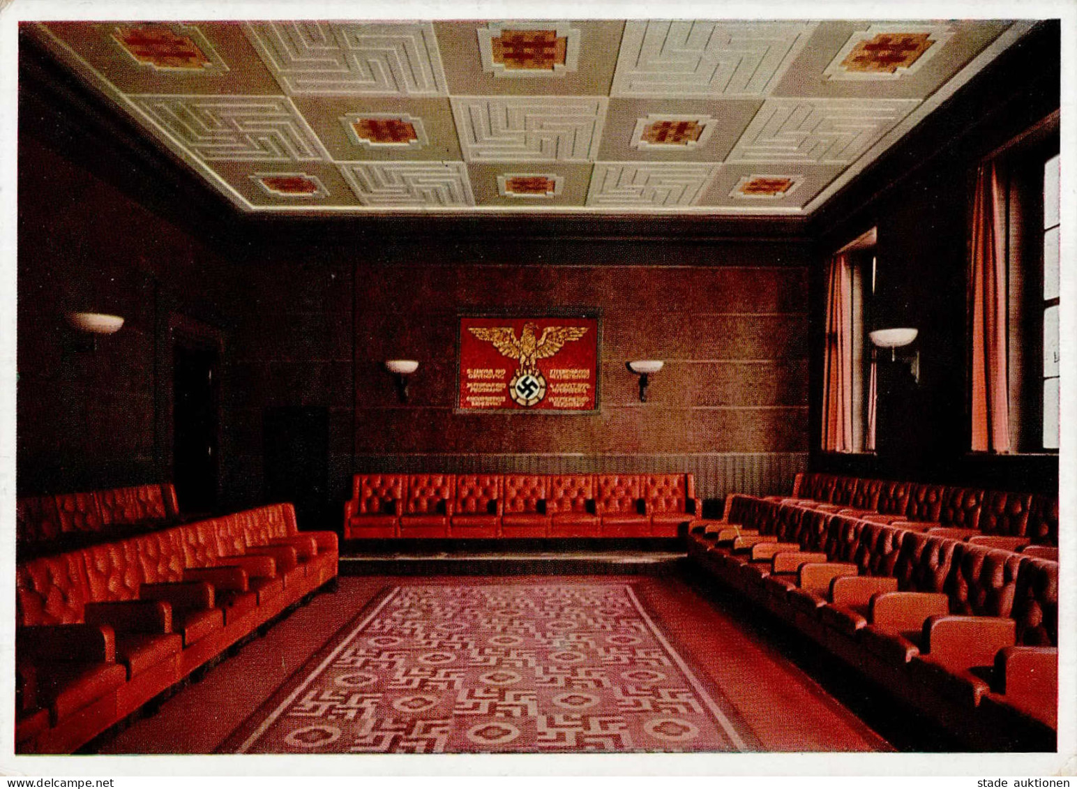 MÜNCHEN WK II - PH 179 Das BRAUNE HAUS Senatorensaal I - Weltkrieg 1939-45