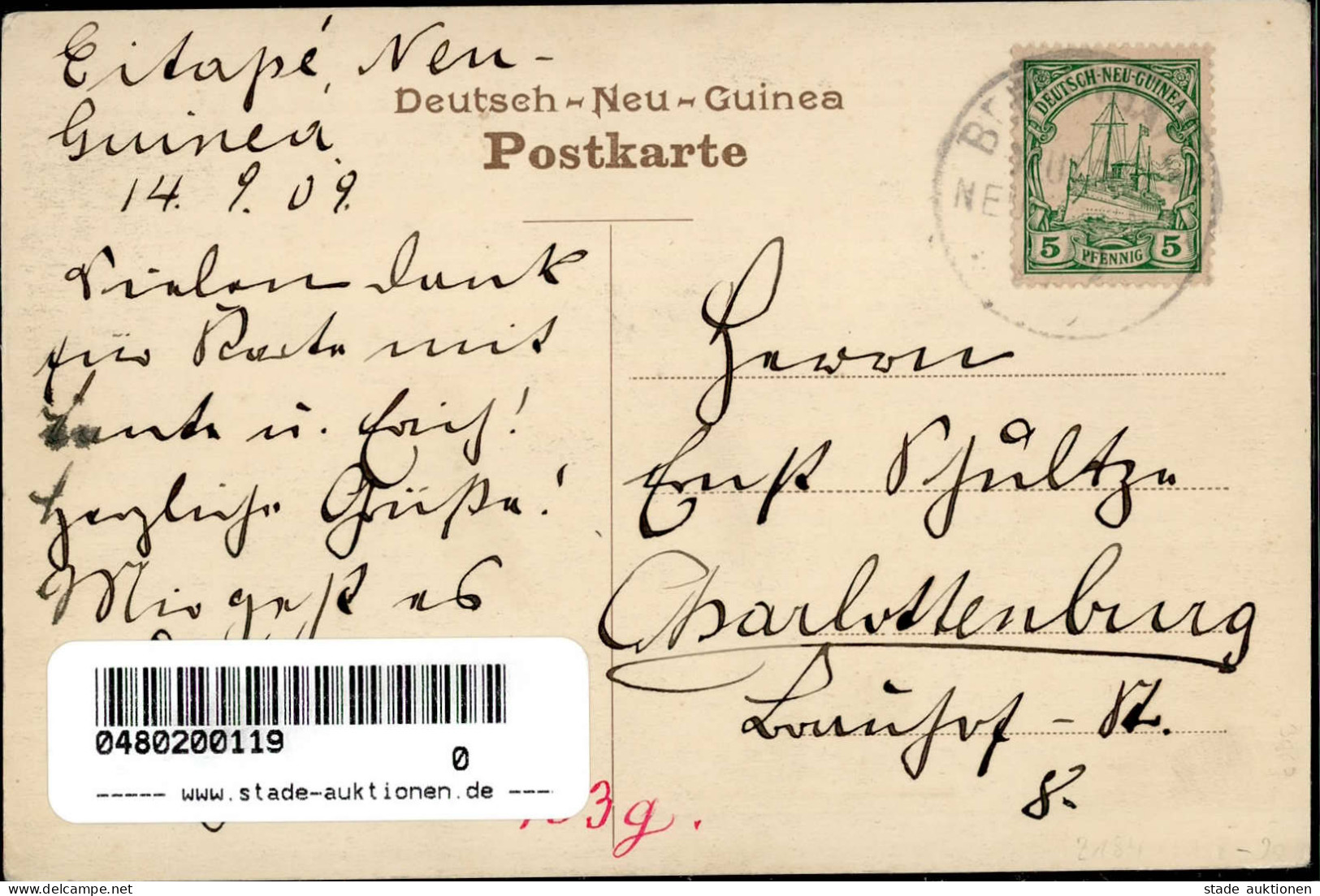 Kolonien DEUTSCH-NEUGUINEA - Pfahlbauten An Neu-Guineas Küste - Kolonien-o 1909 I Colonies - Geschichte