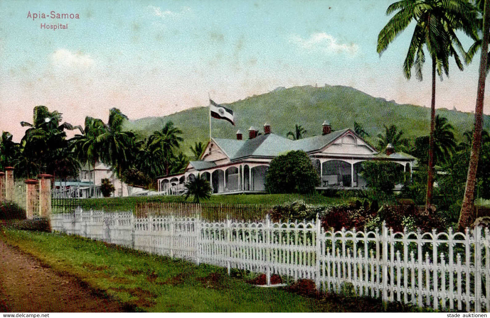 Kolonien Samoa Apia Hospital I-II (fleckig) Colonies - Geschichte