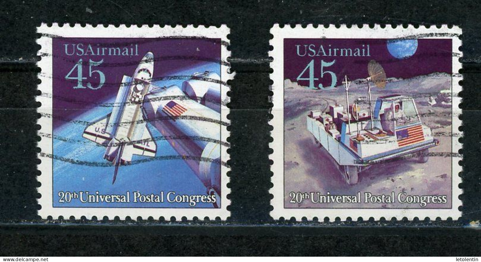 USA : POSTE AÉRIENNE - N° Yvert 118+119 Obli. - 3a. 1961-… Oblitérés