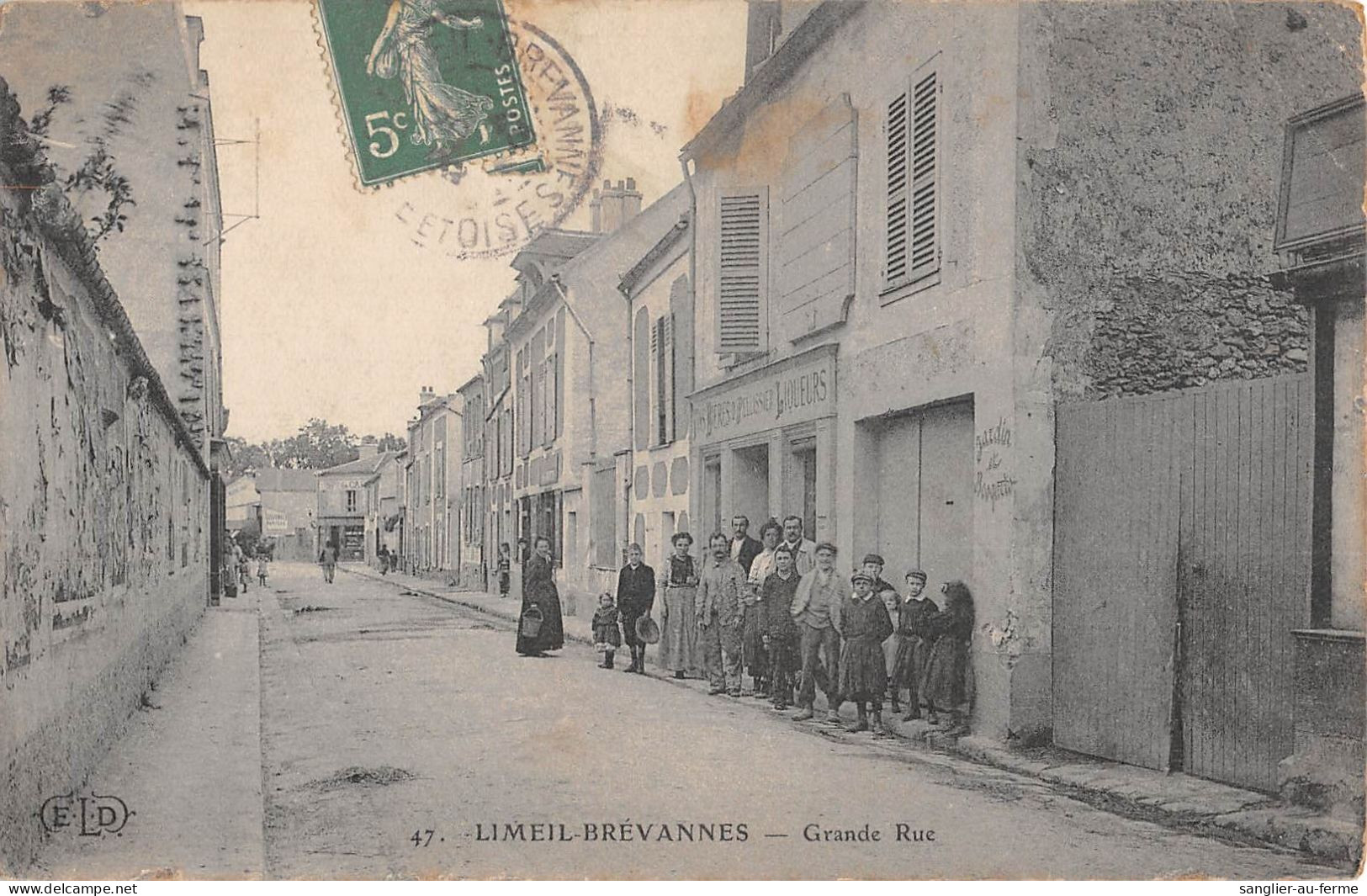 CPA 94 LIMEIL BREVANNES / GRANDE RUE - Limeil Brevannes