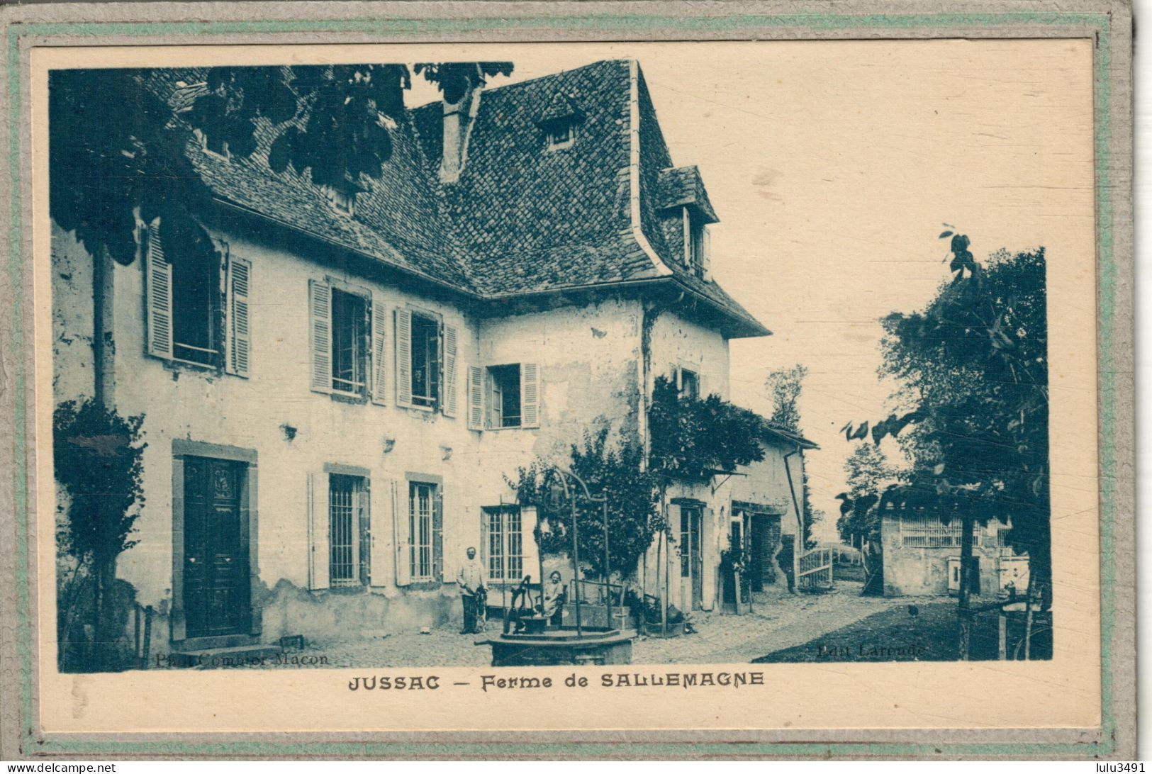 CPA - (15) JUSSAC - Aspect De La Ferme De Sallemagne Dans Les Années 20 / 30 - Jussac