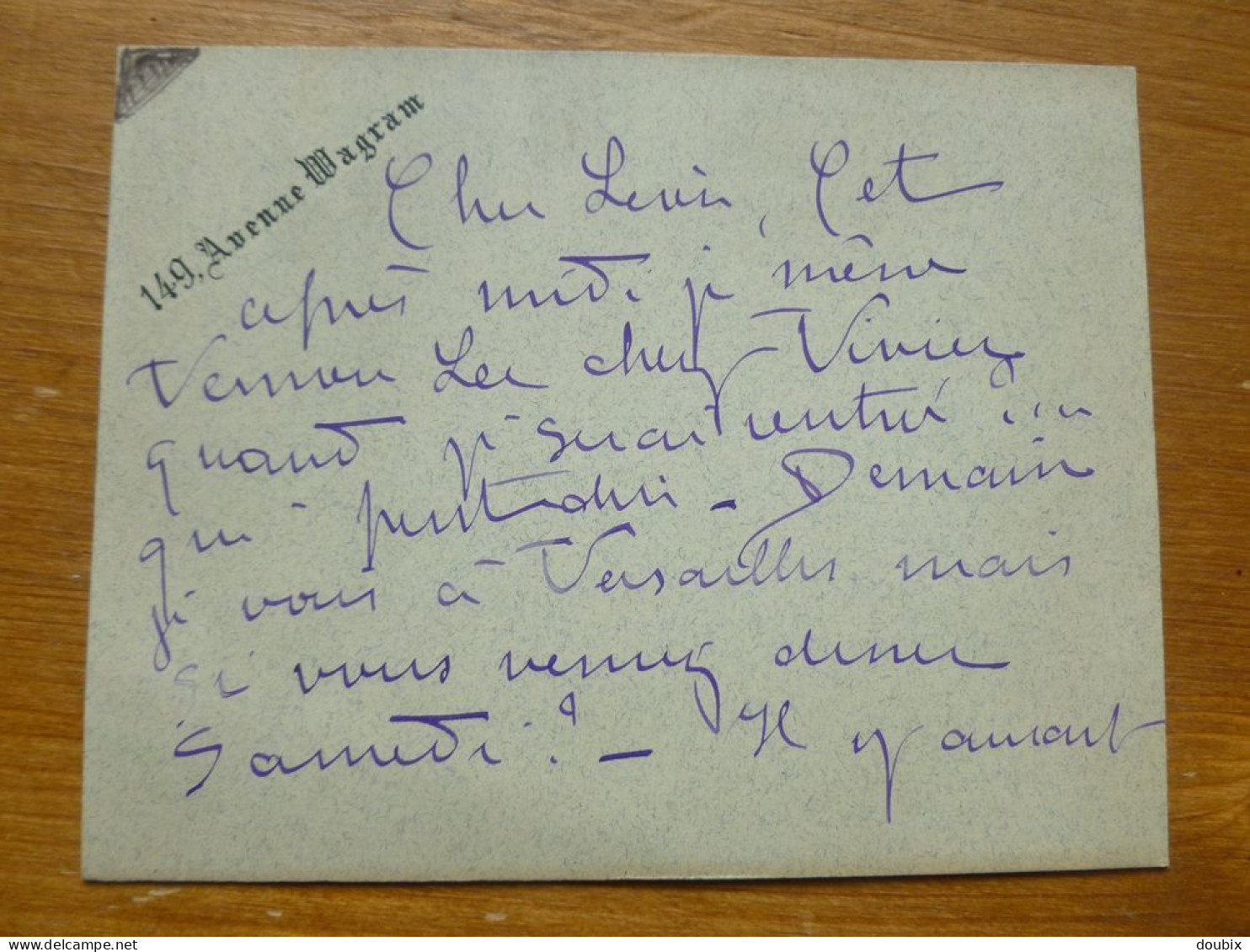 Augustine BULTEAU (1860-1922) ROMANCIERE. Salonnière. Toche AUTOGRAPHE à Léon Daudet - Historische Personen