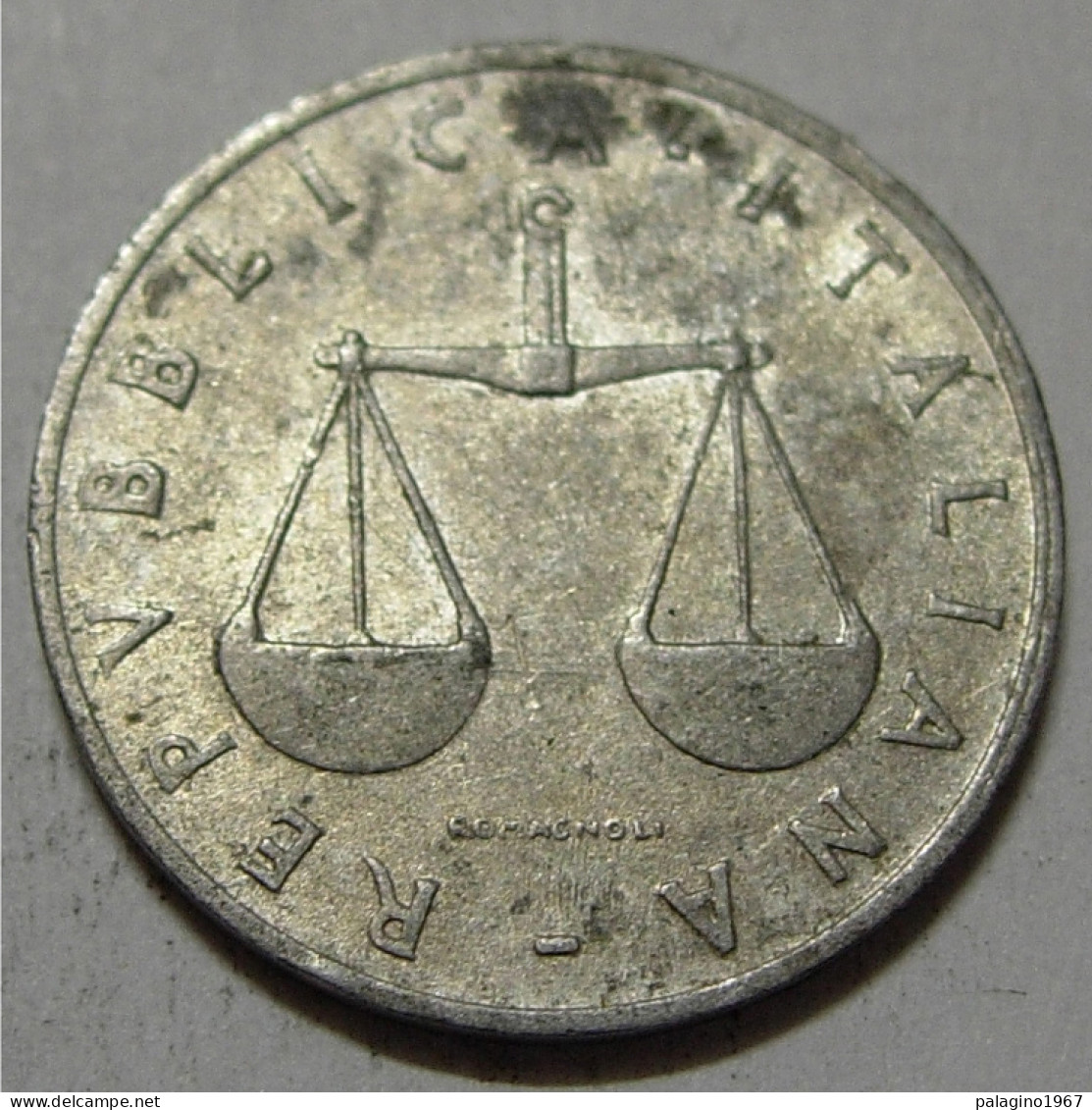 REPUBBLICA ITALIANA 1 Lira Cornucopia 1954 QBB  - 1 Lira