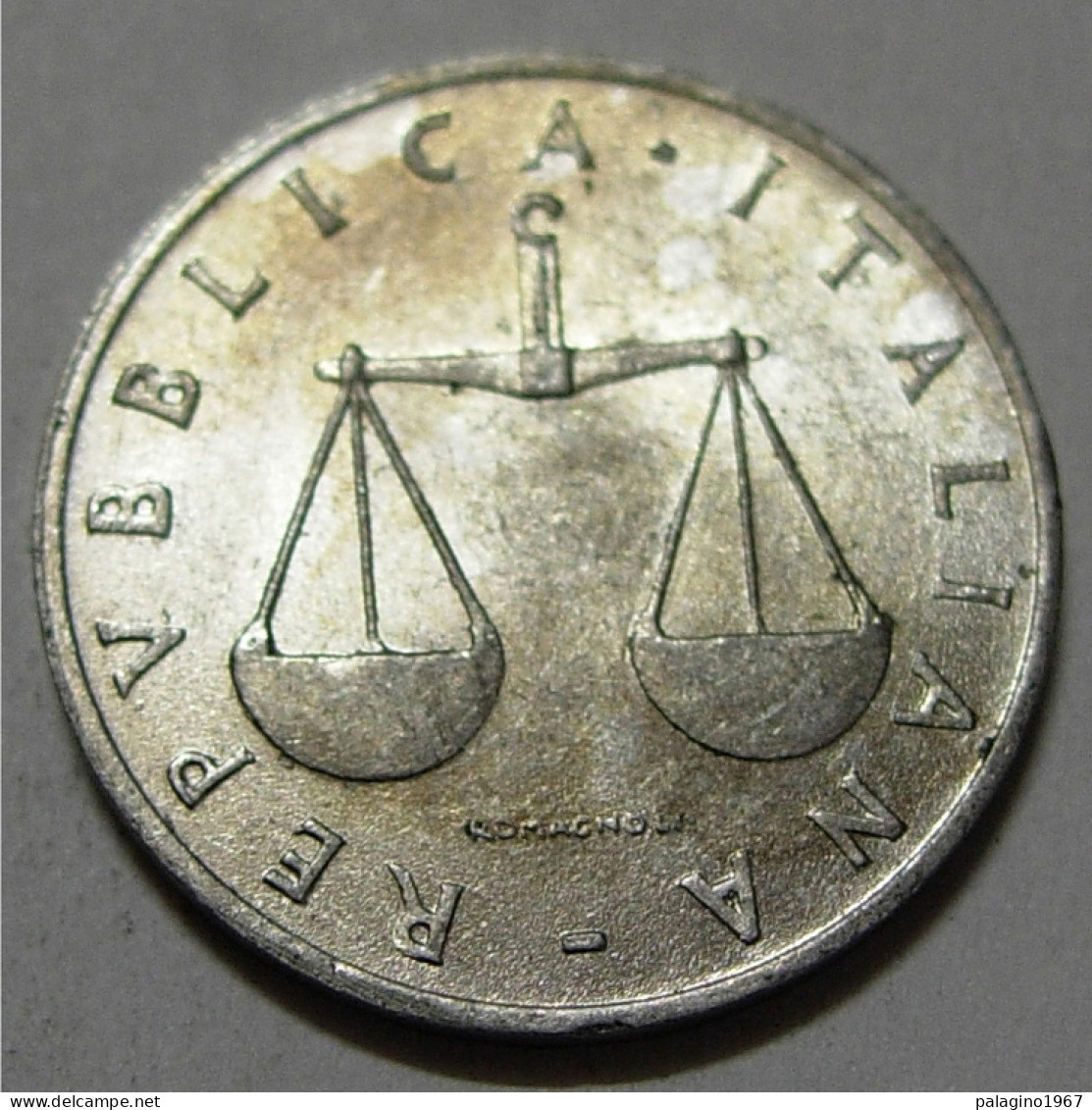 REPUBBLICA ITALIANA 1 Lira Cornucopia 1954 QBB  - 1 Lira