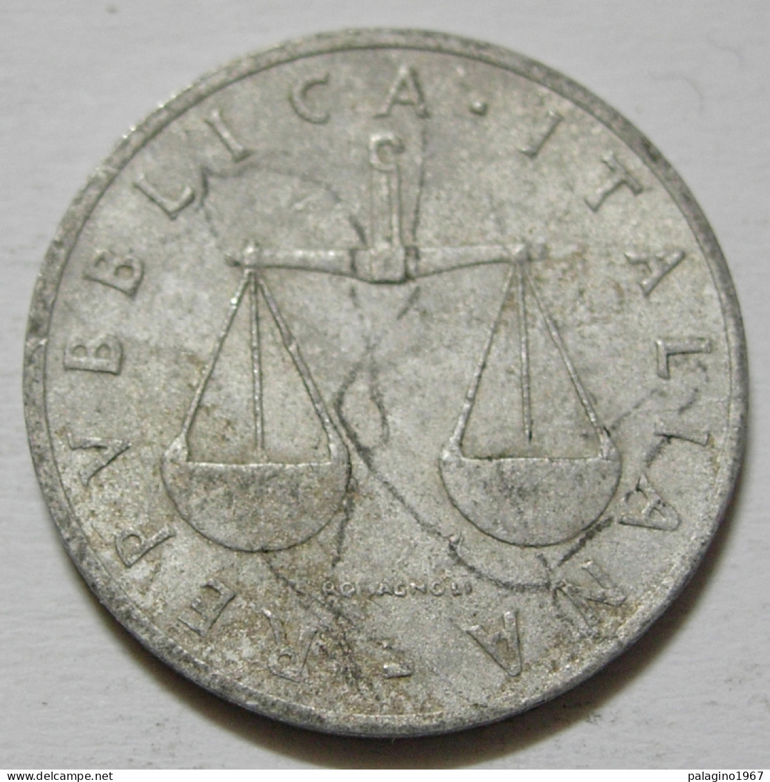 REPUBBLICA ITALIANA 1 Lira Cornucopia 1954 MB QBB  - 1 Lira