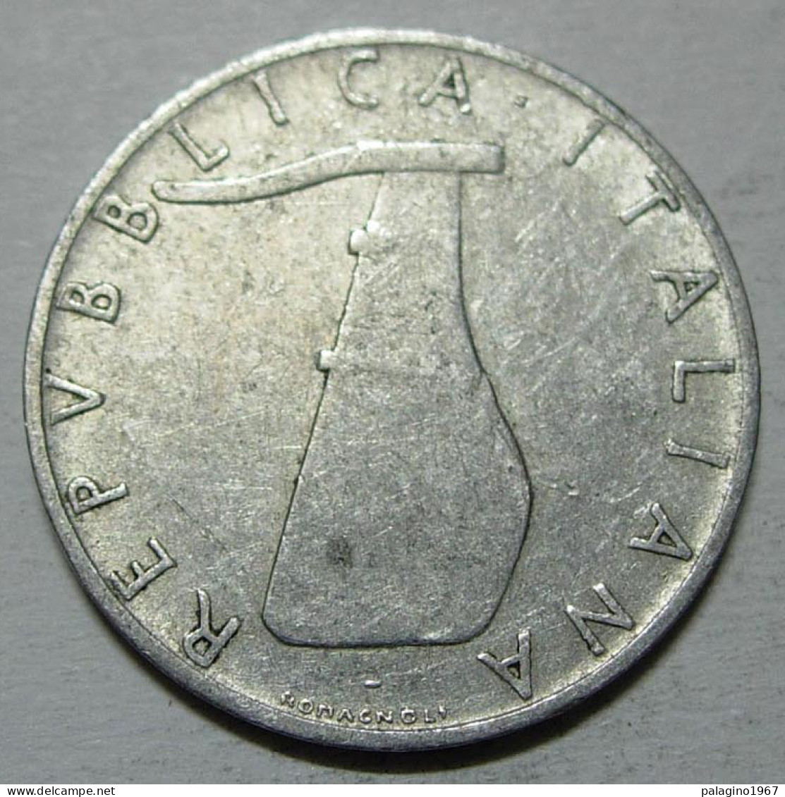 REPUBBLICA ITALIANA 5 Lire Delfino 1955 QBB  - 5 Lire