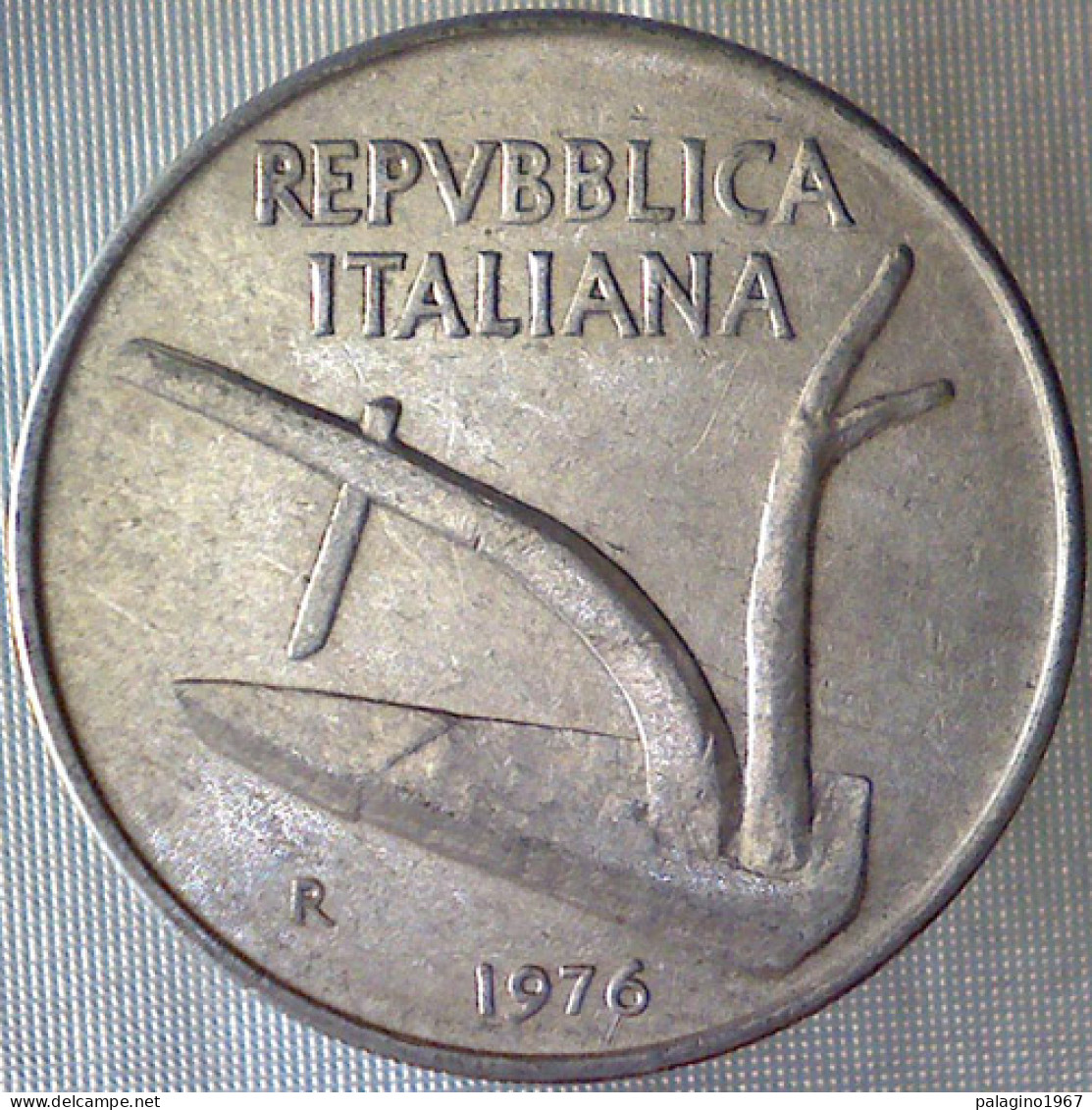 REPUBBLICA ITALIANA 10 Lire Spighe 1976 BB++  - 10 Lire