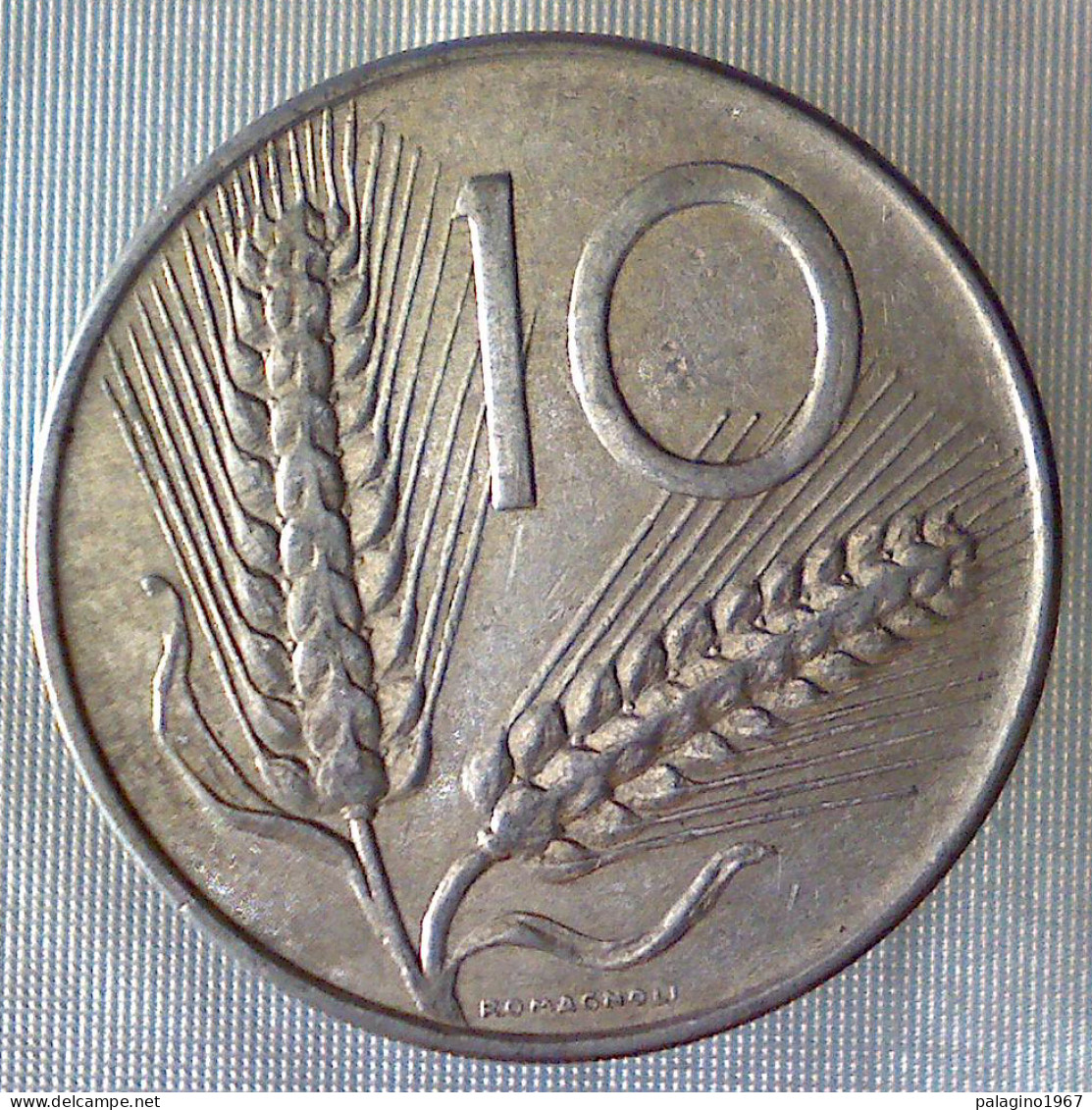 REPUBBLICA ITALIANA 10 Lire Spighe 1976 BB+  - 10 Lire