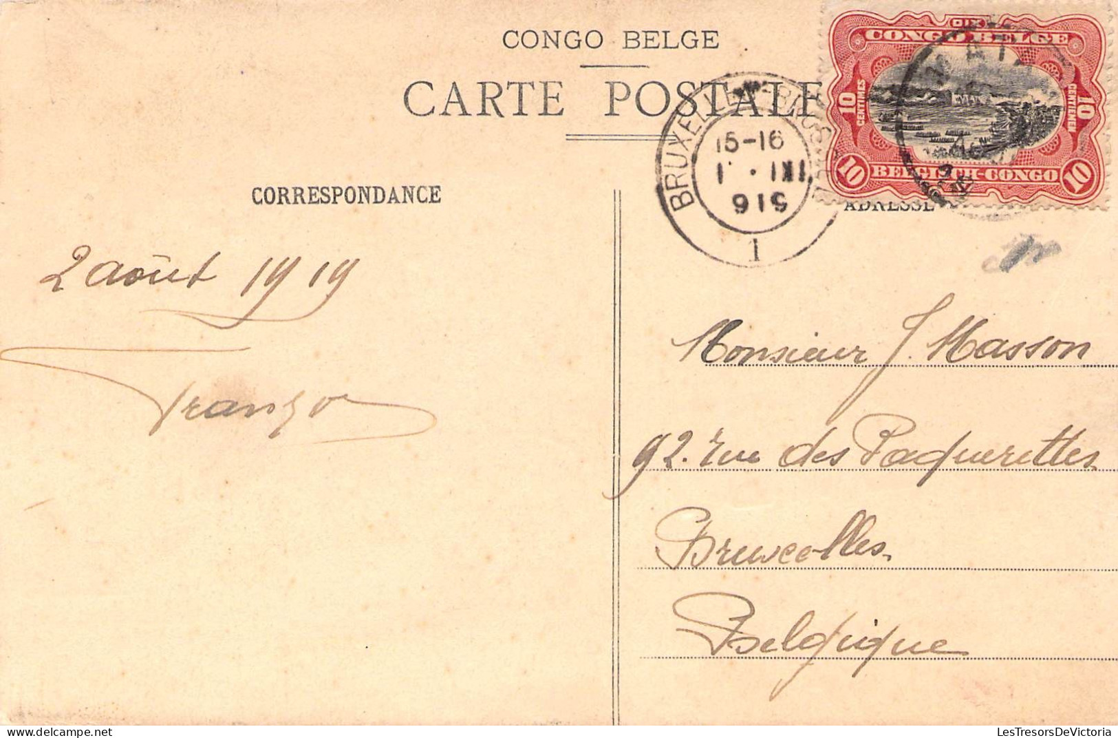 Congo Belge - Indigène N'Gombé ( Bangala) - Scarification  - Carte Postale Ancienne - Belgian Congo