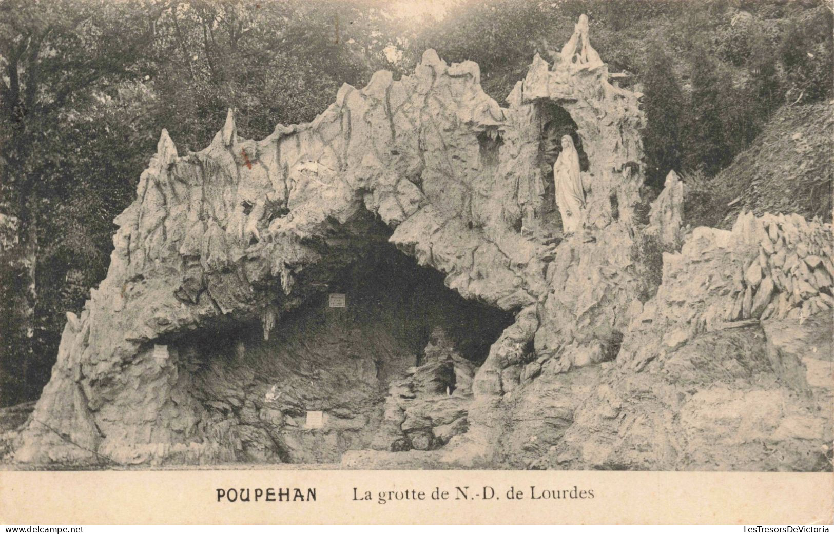 BELGIQUE - Poupehan - La Grotte De ND De Lourdes -  Carte Postale Ancienne - Bouillon