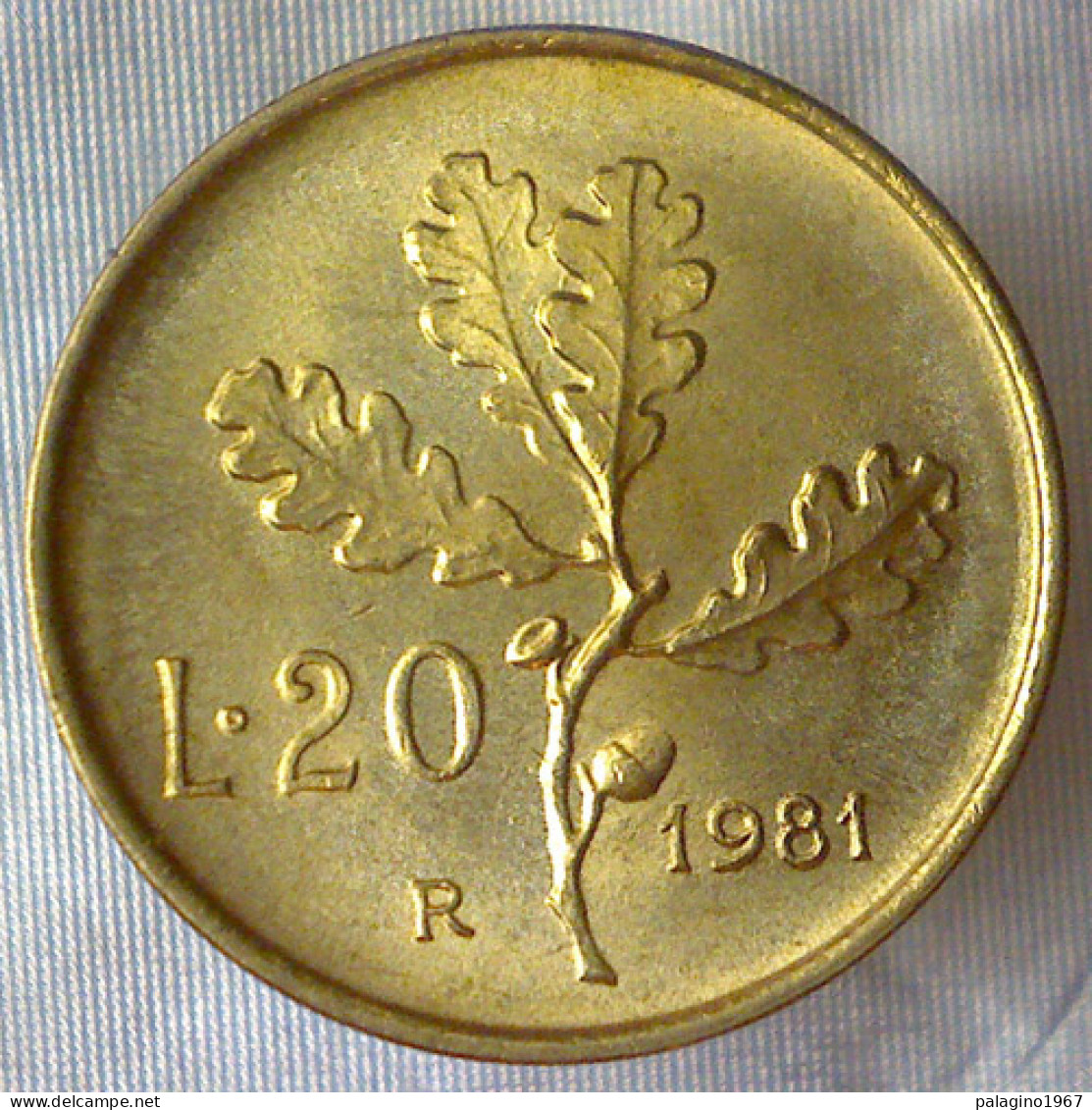 REPUBBLICA ITALIANA 20 Lire Ramo Di Quercia 1981 QFDC  - 20 Liras
