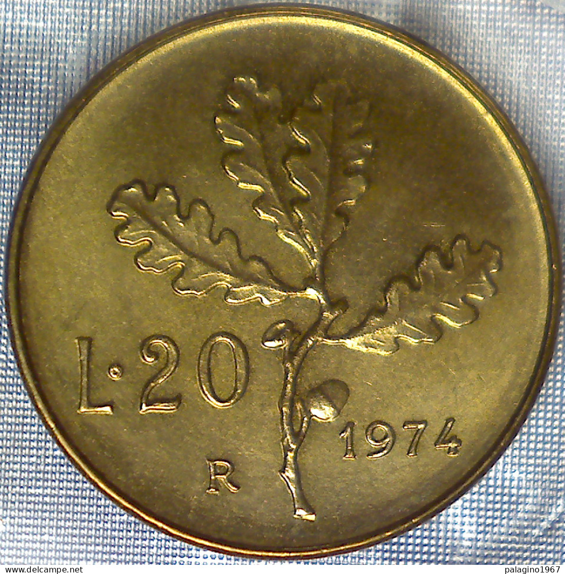 REPUBBLICA ITALIANA 20 Lire Ramo Di Quercia 1974 QFDC  - 20 Lire