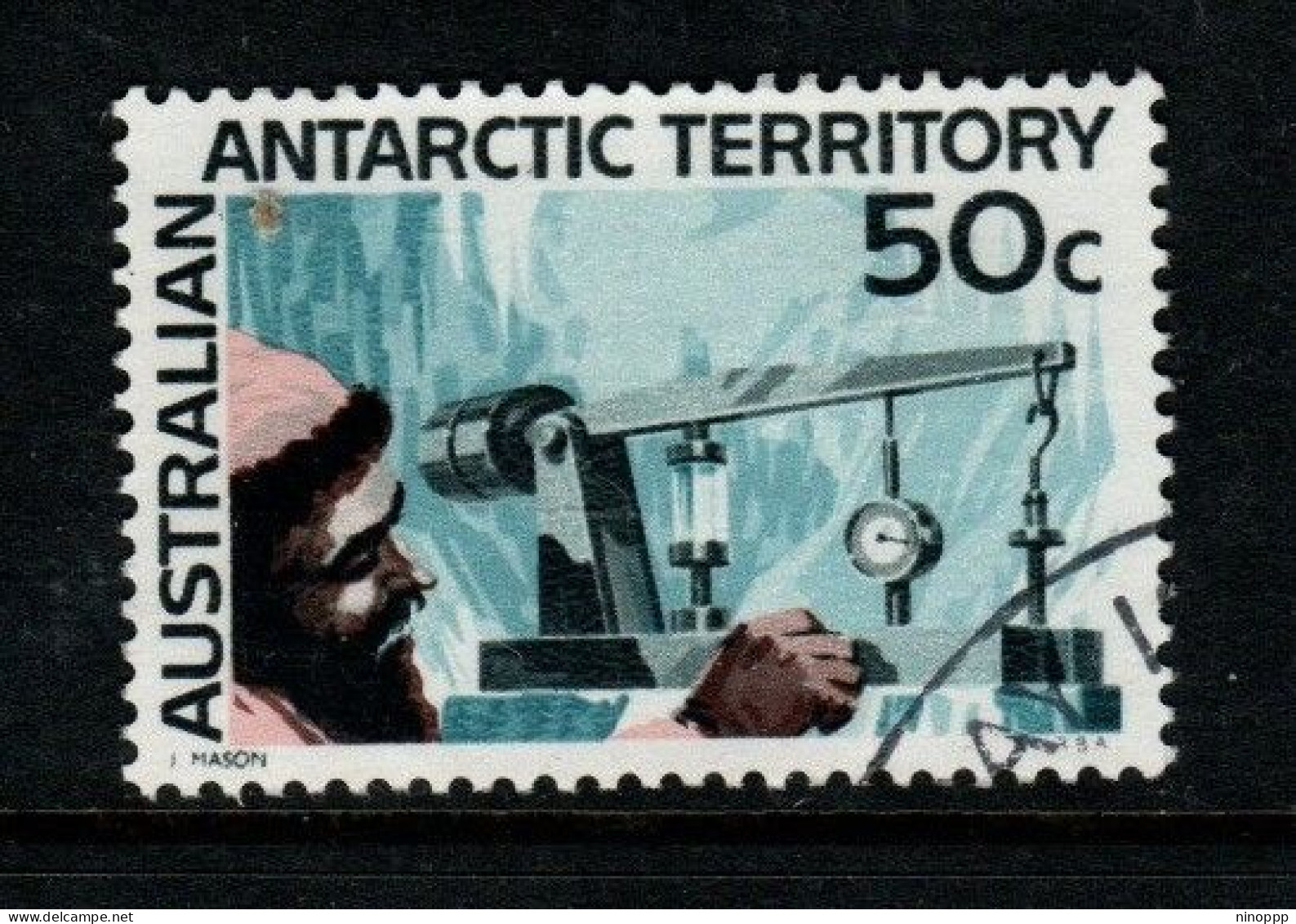 Australian Antarctic Territory  S 17 1966 Decimal Definitives 50c Ice Tests Used - Used Stamps
