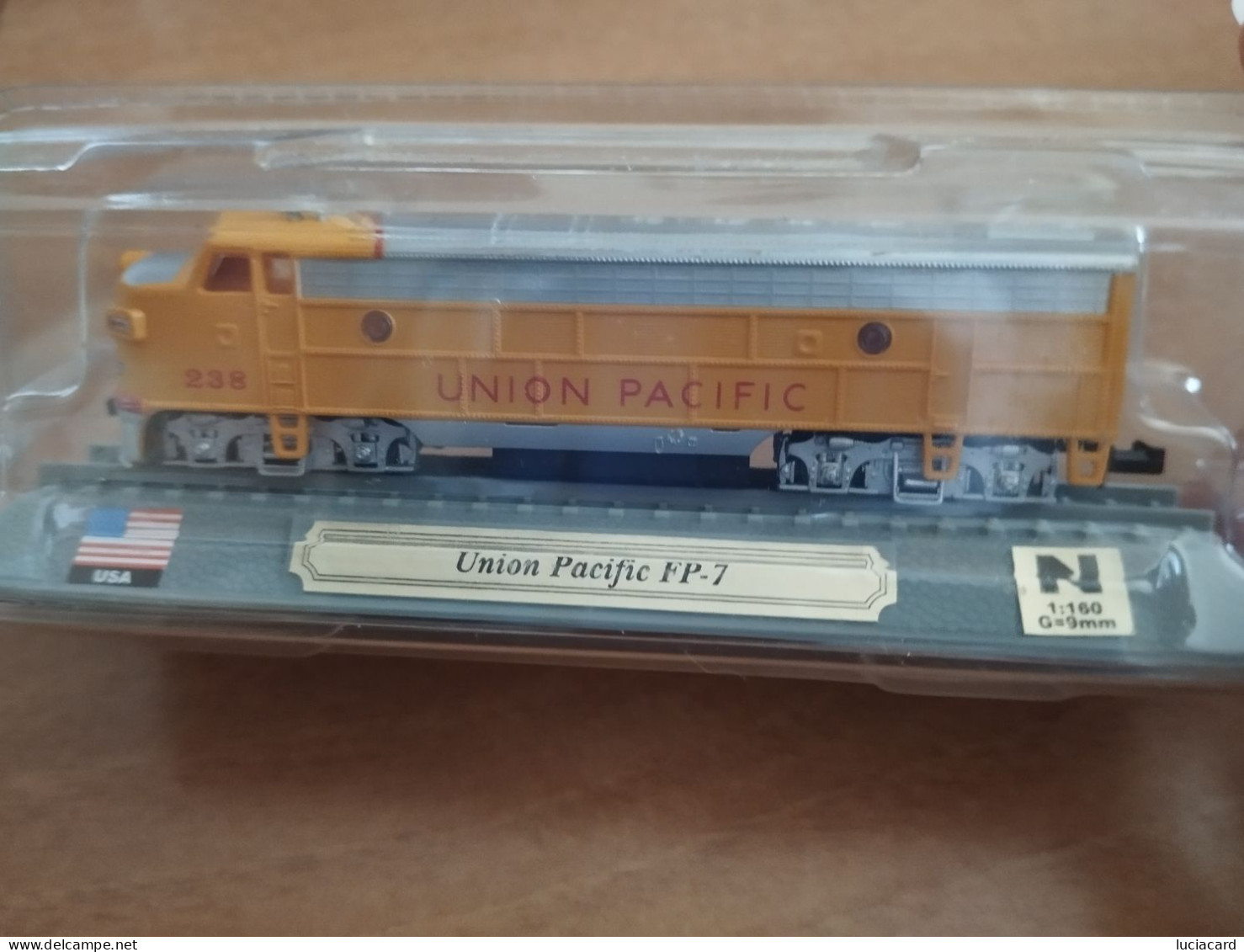 MODELLINO LOCOMOTIVA TRENO U.S.A. UNION PACIFIC FP-7  DEL PRADO Scala 1:160 - Locomotives