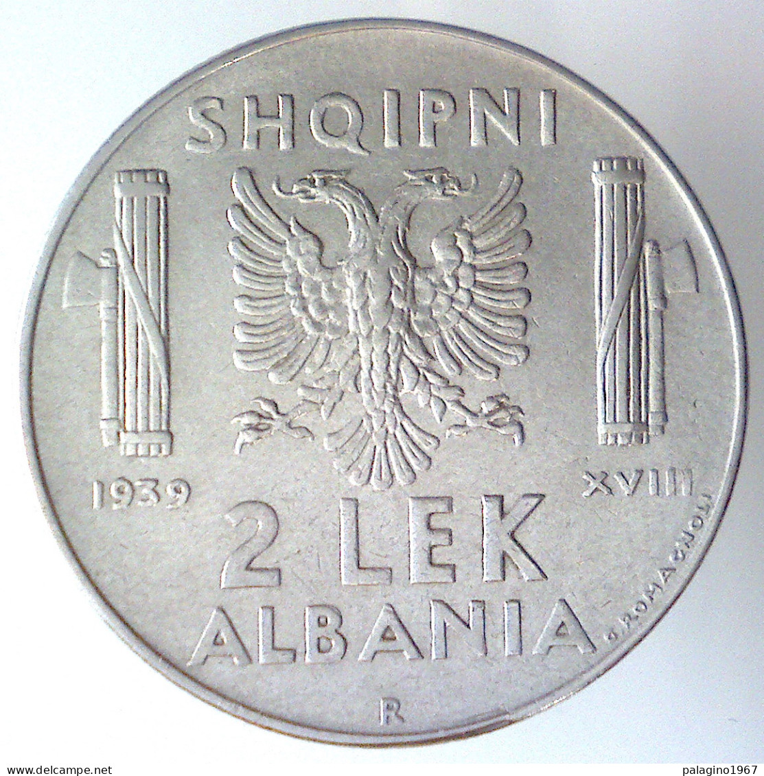ALBANIA 2 Lek 1939 XVIII Antimagnetiche SPL  - Albania