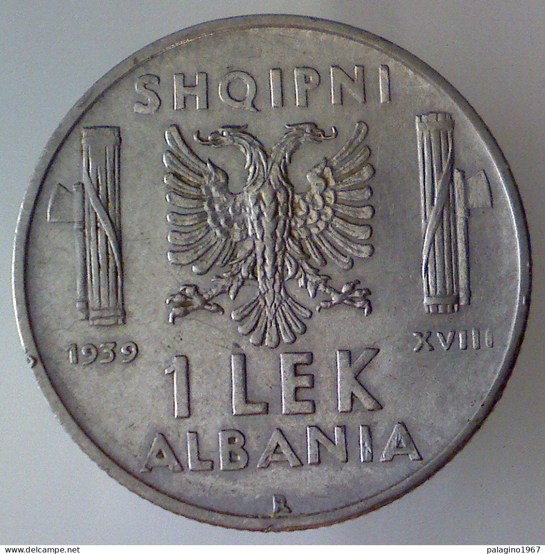 ALBANIA 1 Lek 1939 XVIII Magnetiche SPL+  - Albanien