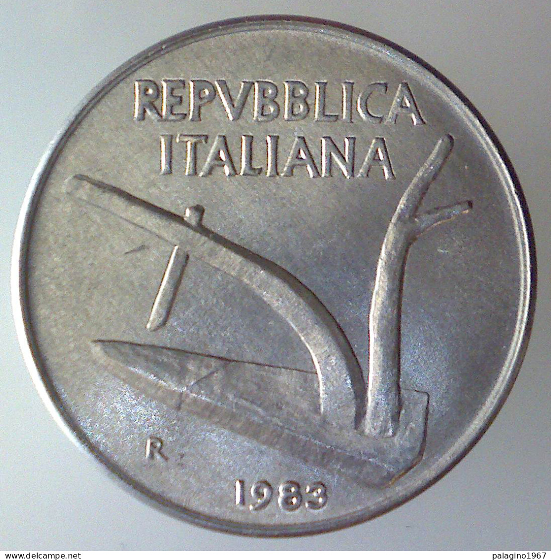 REPUBBLICA ITALIANA 10 Lire Spighe 1983 FDC  - 10 Lire