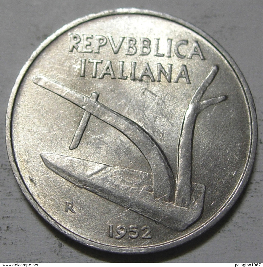 REPUBBLICA ITALIANA 10 Lire Spighe 1952 SPL QFDC  - 10 Lire