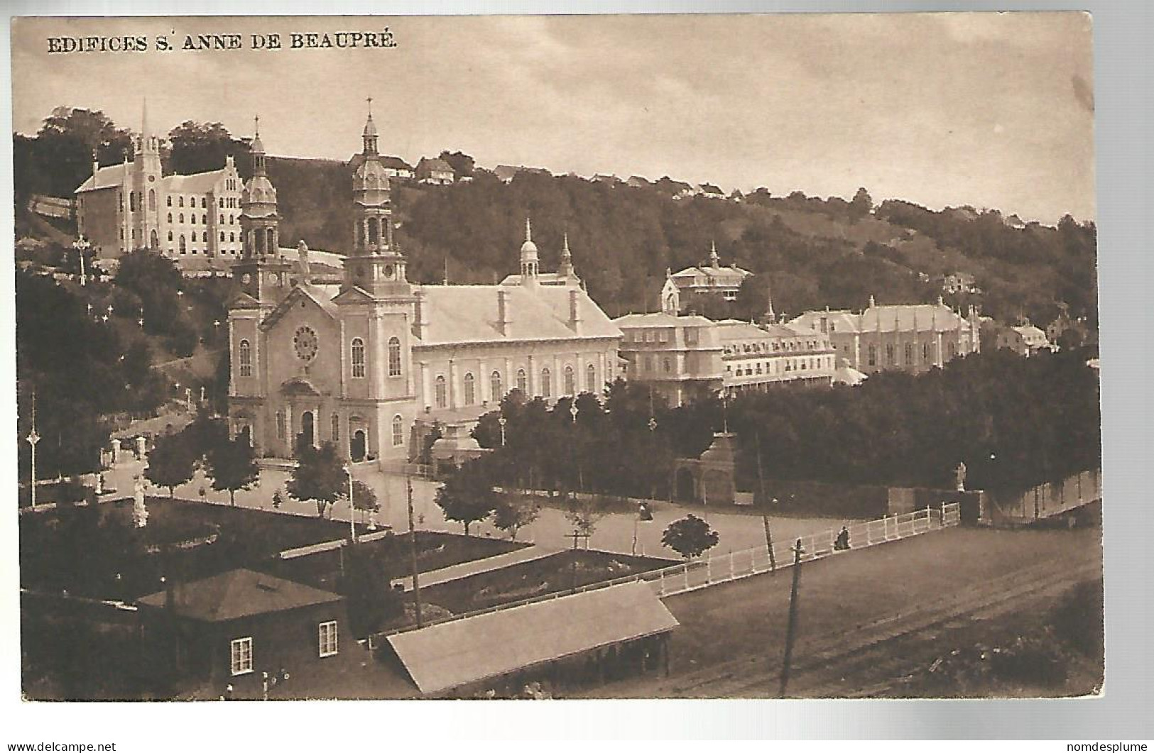 52081 ) Postcard Canada Quebec Ste. Anne De Beaupre Postmark Duplex - Ste. Anne De Beaupré