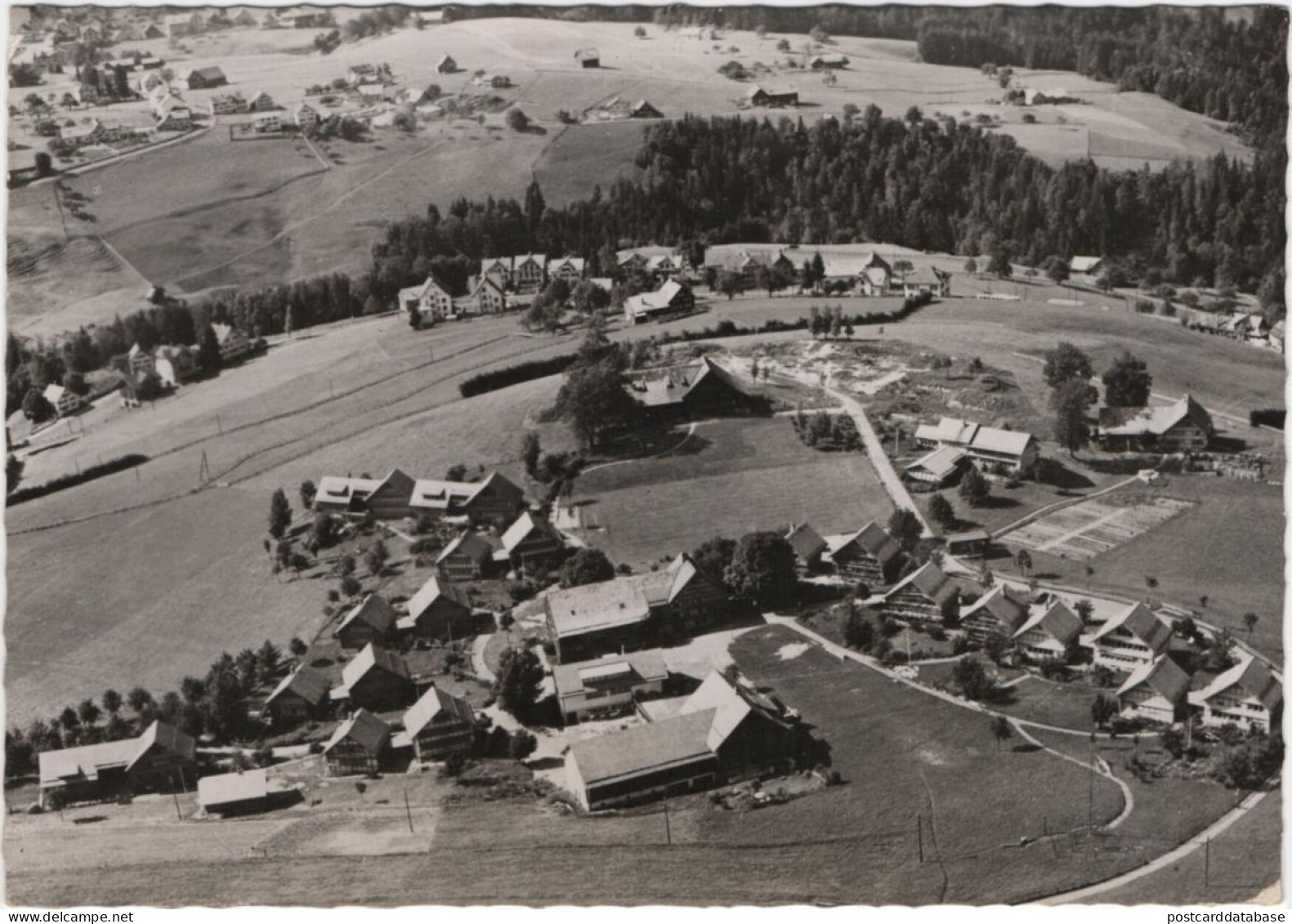 Flugaufnahme Kinderdorf Pestalozzi - Trogen - & Air View - Trogen