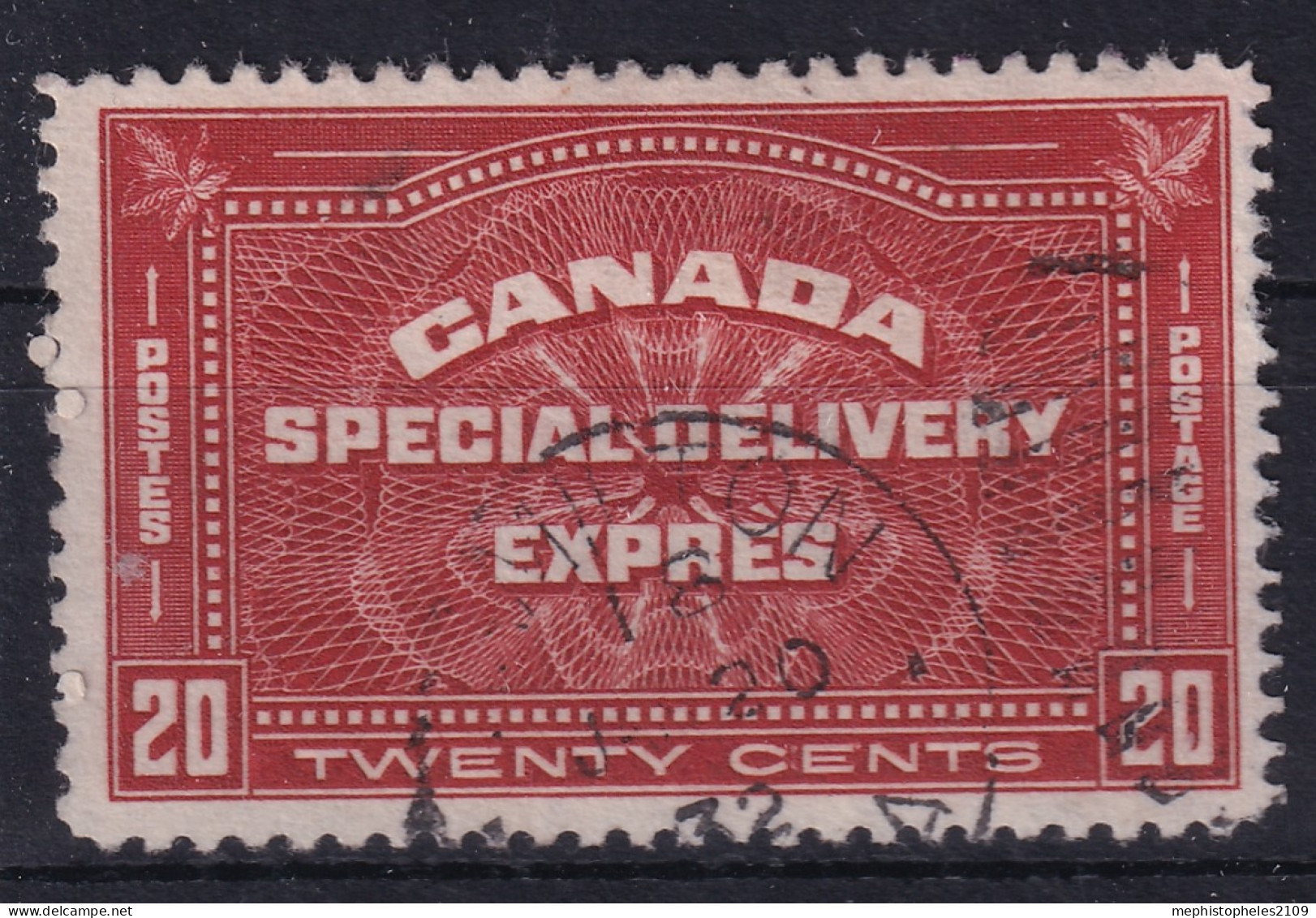 CANADA 1930 - Canceled - Sc# E4 - Special Delivery Expres - Espressi