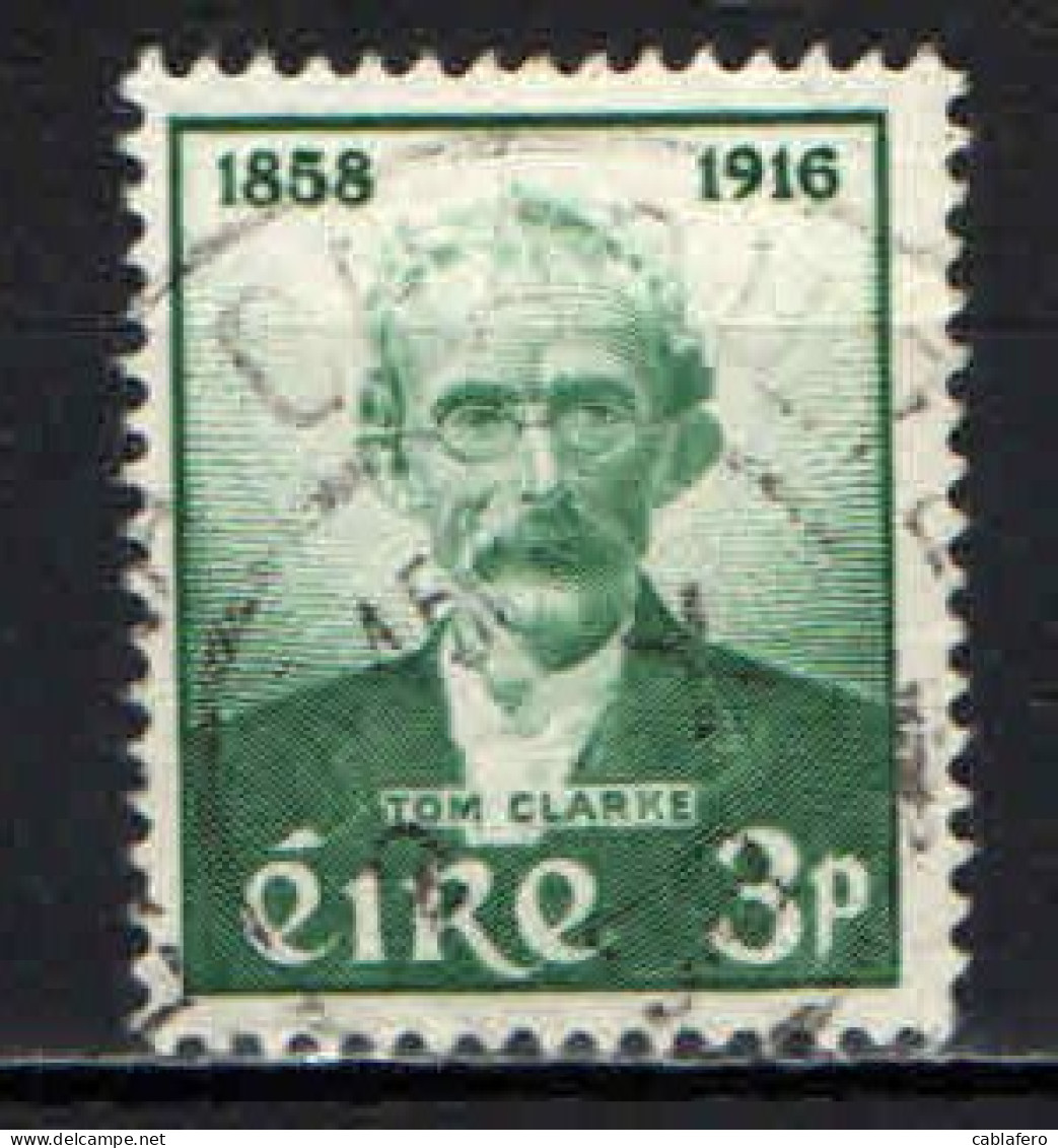 IRLANDA - 1958 - CENTENARIO DELLA NASCITA DEL PATRIOTA THOMAS J. CLARKE - USATO - Used Stamps