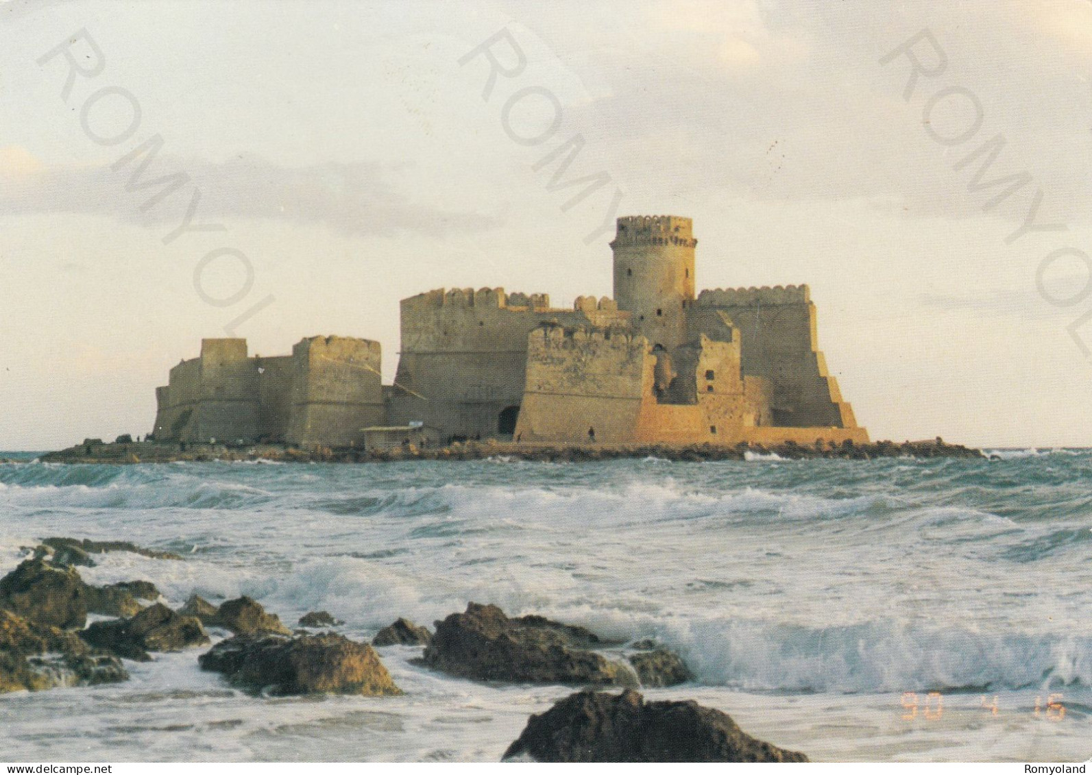 CARTOLINA  LA CASTELLA,CROTONE,CALABRIA-STORIA,MEMORIA,CULTURA,RELIGIONE,IMPERO ROMANO,BELLA ITALIA,VIAGGIATA 1992 - Crotone