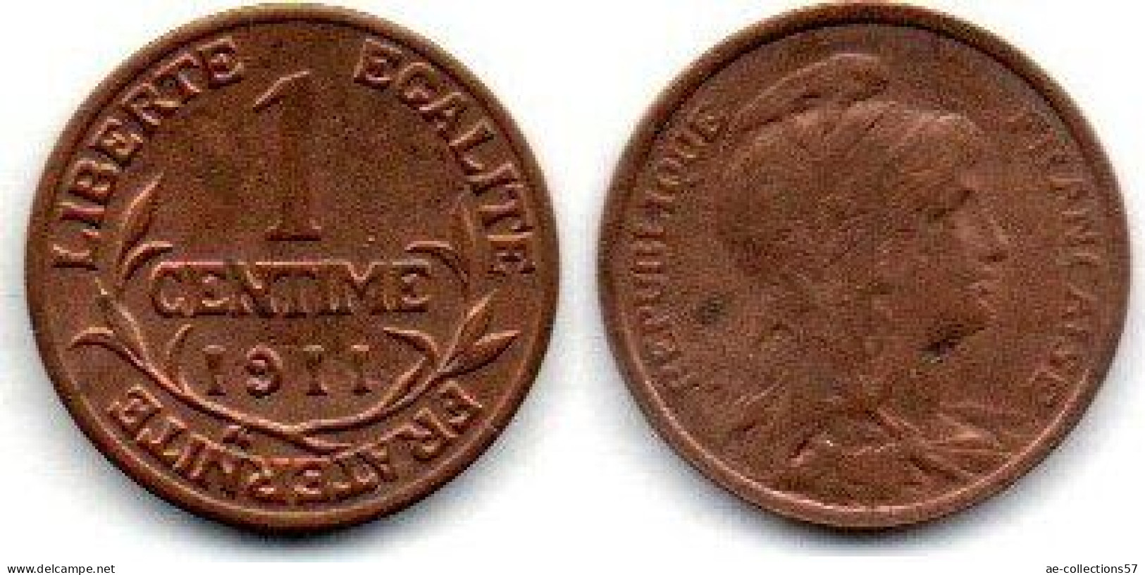 MA 24523 / 1 Centime 1911 TTB - 1 Centime