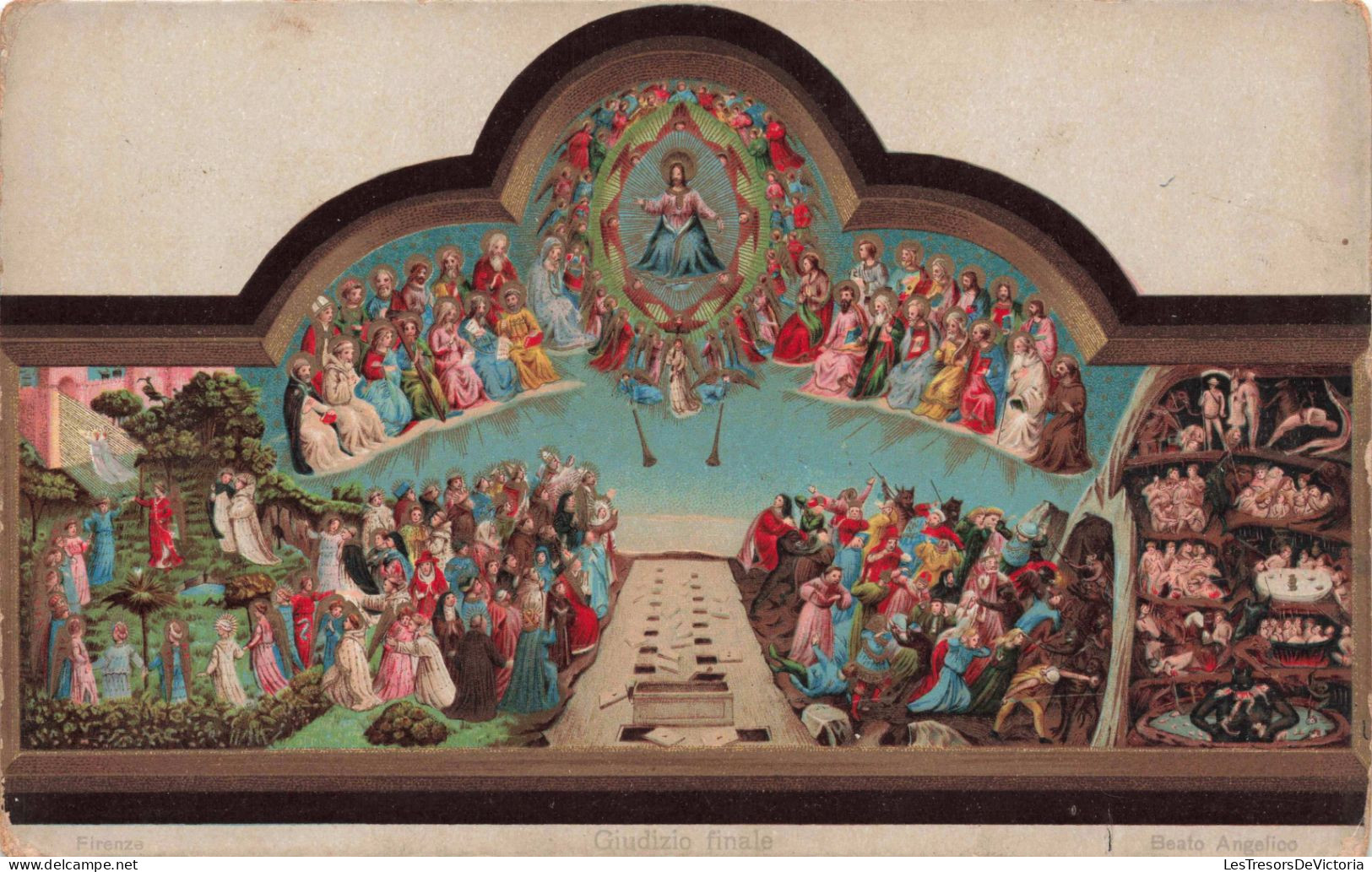 RELIGION - Christianisme - Plafond - Peinture -  Carte Postale Ancienne - Gemälde, Glasmalereien & Statuen