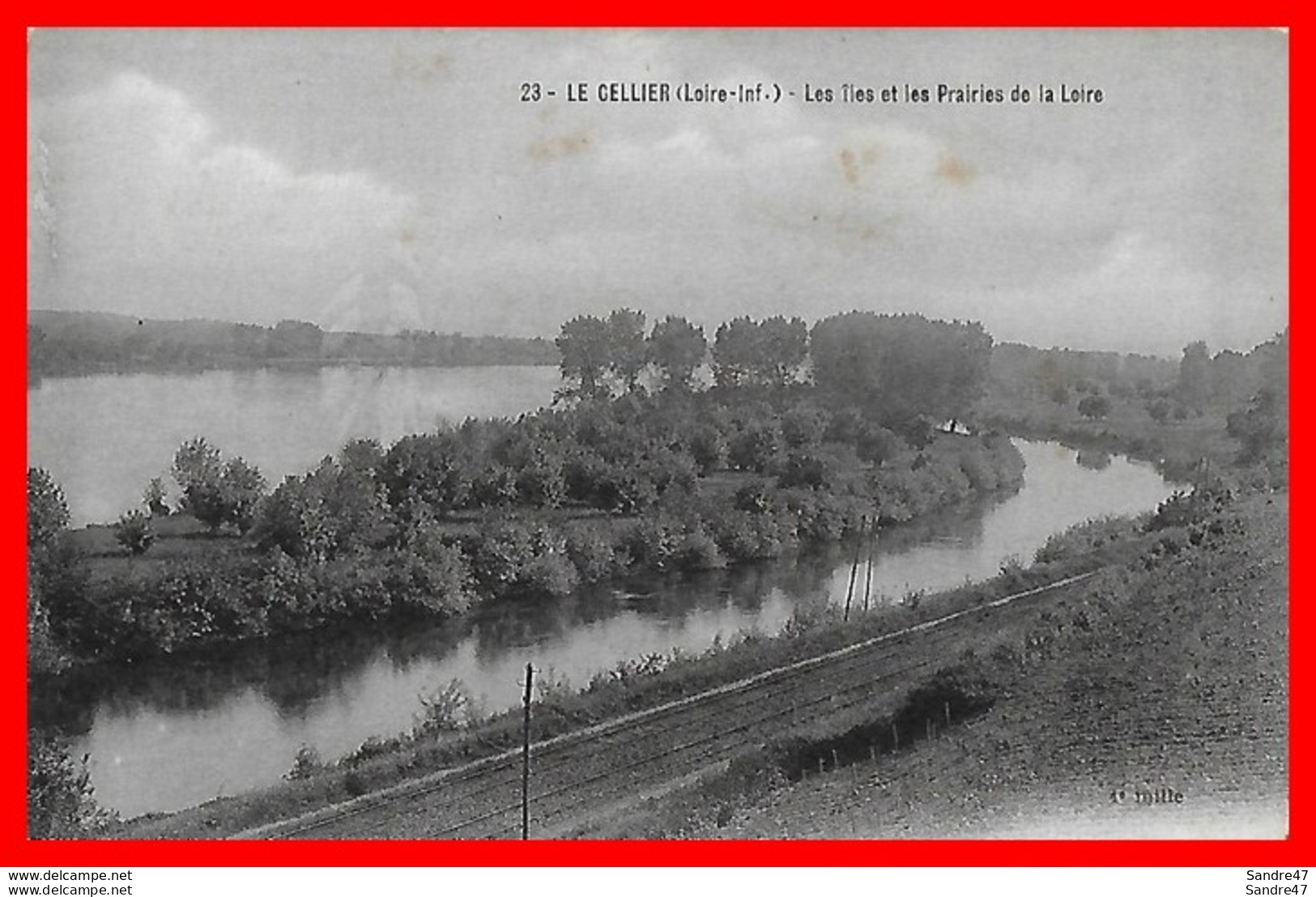 CPA (44) LE CELLIER.  Les îles Et Les Prairies De La Loire..*5936 - Le Cellier