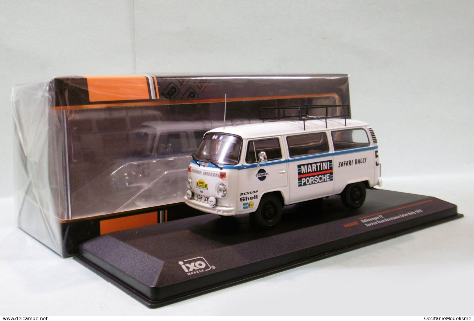 Ixo - VW VOLKSWAGEN T2 Service Team Assistance Safari Rally 1978 Réf. RAC386X NBO Neuf 1/43 - Ixo